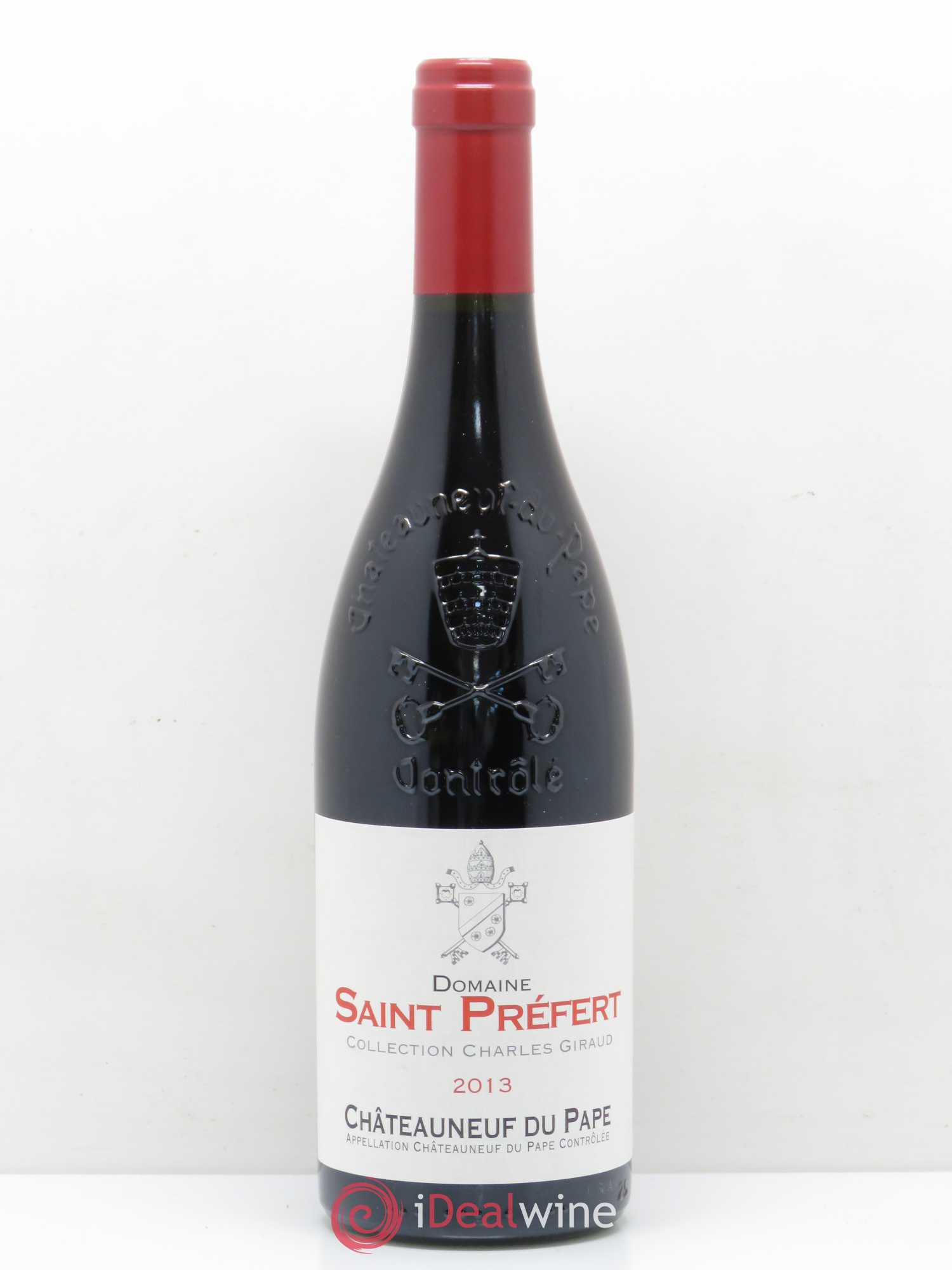 Châteauneuf-du-Pape Collection Charles Giraud Domaine Saint-Préfert 2013 - Lot de 1 bouteille - 0