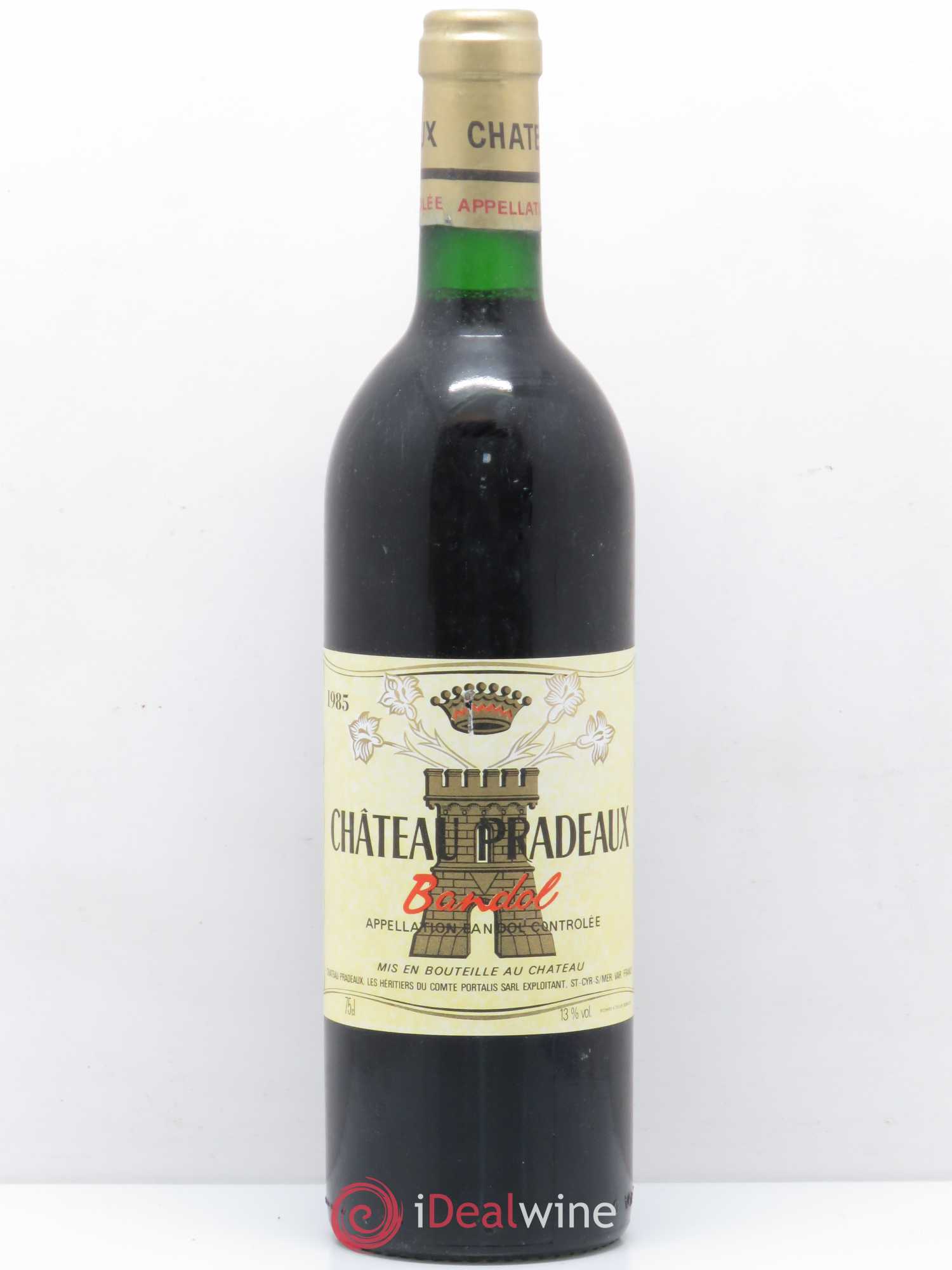 Bandol Château Pradeaux Famille Portalis 1985 - Lot de 1 bouteille - 0