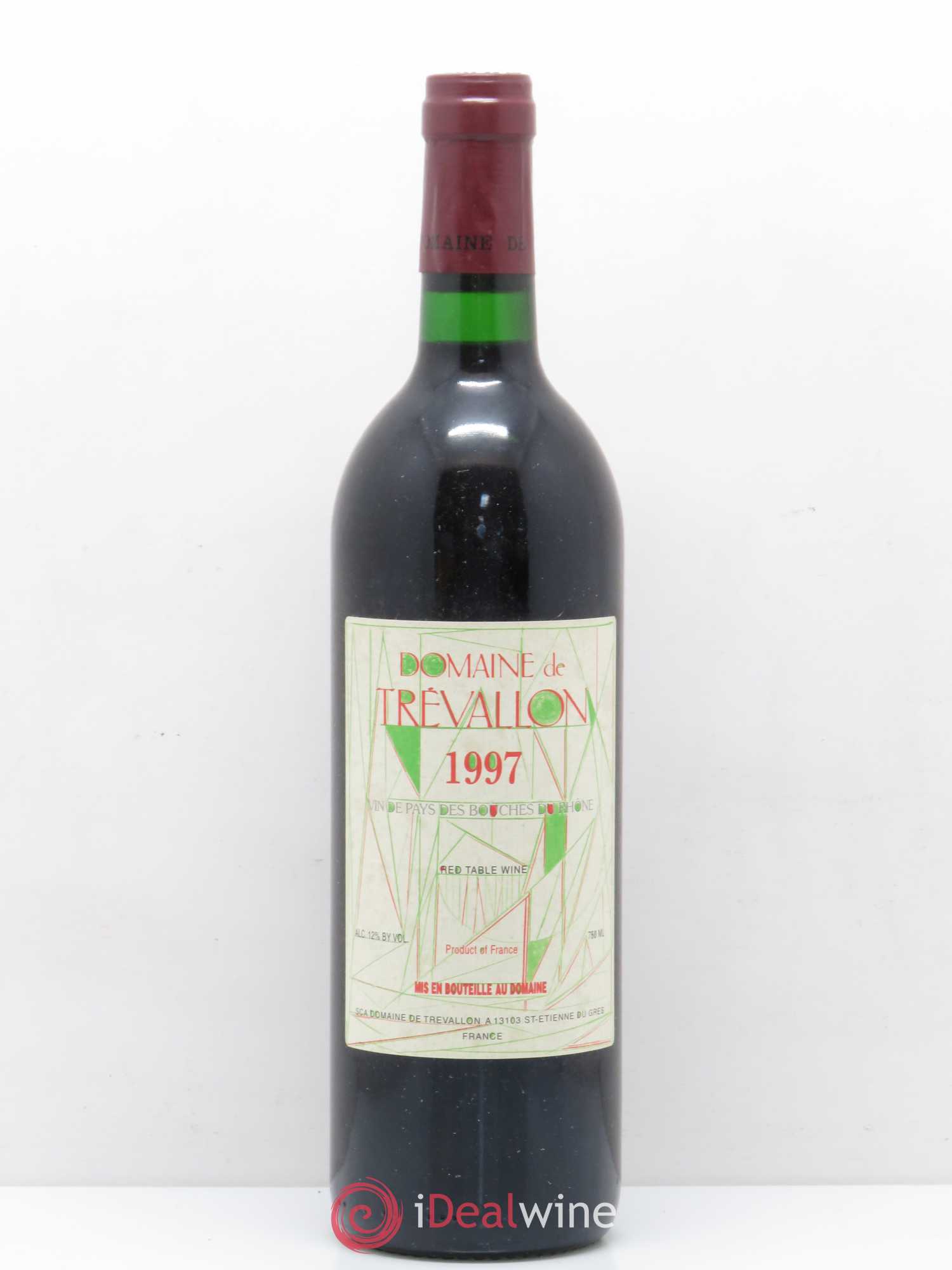 VDP Bouches du Rhône Trévallon (Domaine de) Eloi Dürrbach 1997 - Lot de 1 bouteille - 0