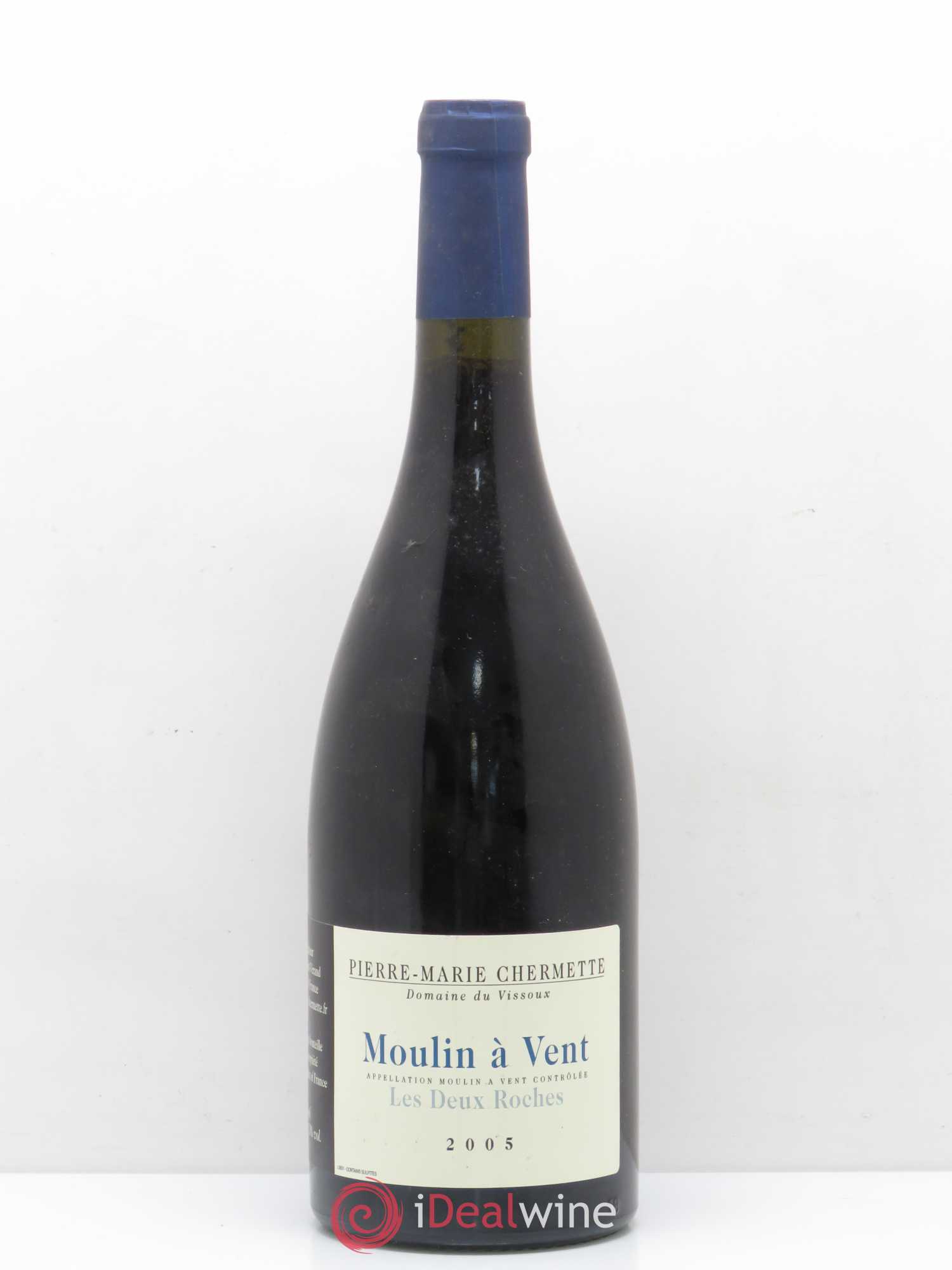Moulin-à-Vent Les Deux Roches Domaine du Vissoux - P-M. Chermette 2005 - Lot de 1 bouteille - 0