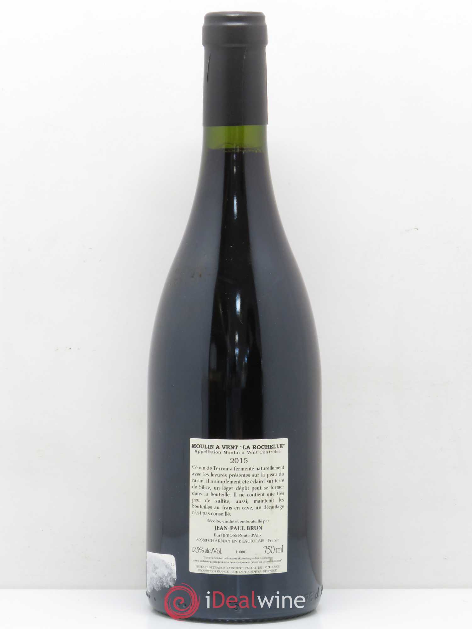 Moulin-à-Vent La Rochelle Terres dorées - J-P. Brun (Domaine des) (senza prezzo di riserva) 2015 - Lotto di 1 bottiglia - 1