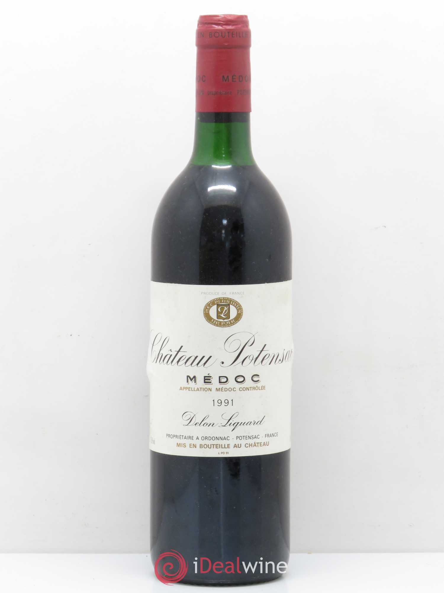Château Potensac 1991 - Lot de 1 bouteille - 0