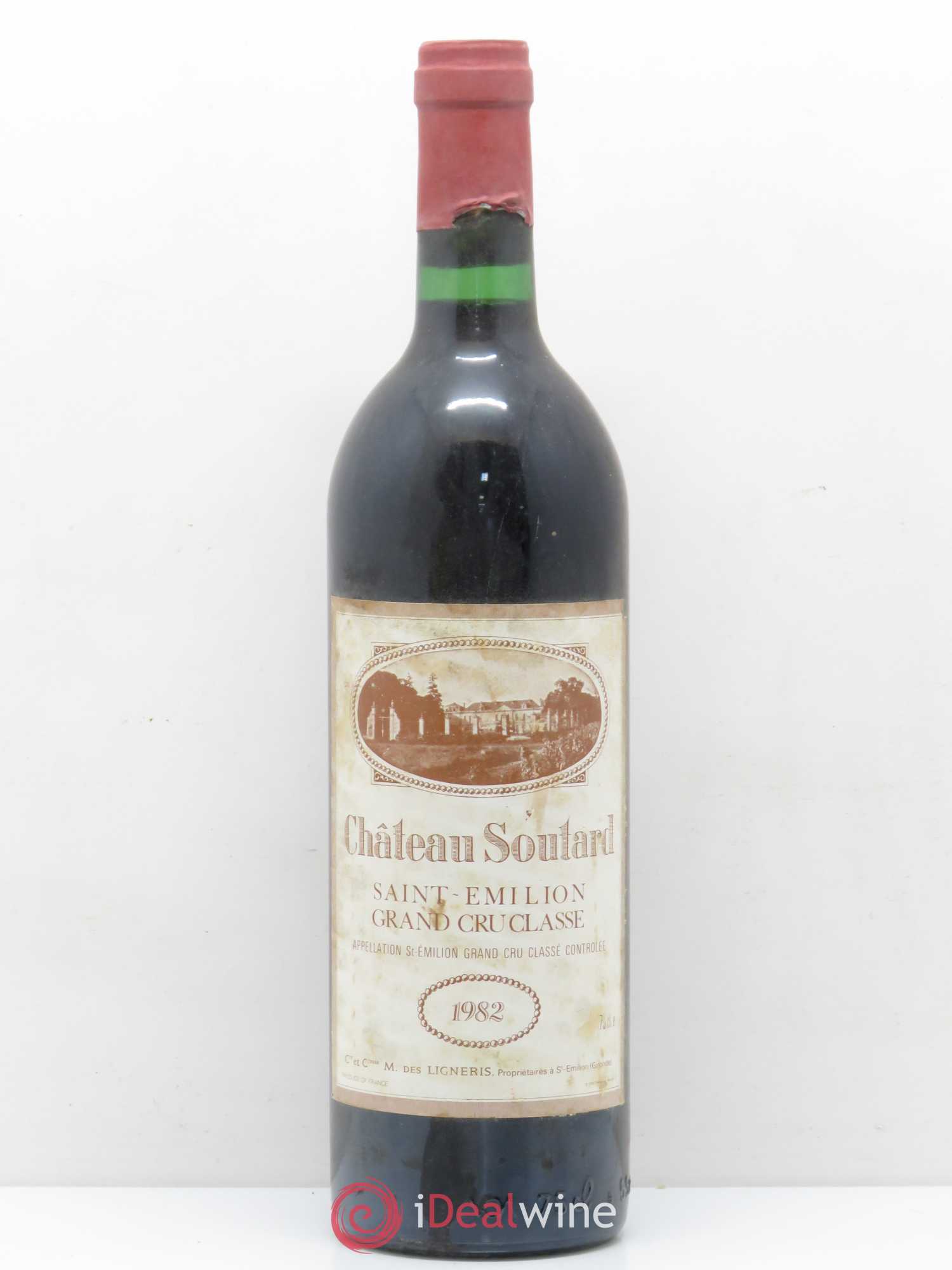 Château Soutard Grand Cru Classé 1982 - Lot de 1 bouteille - 0