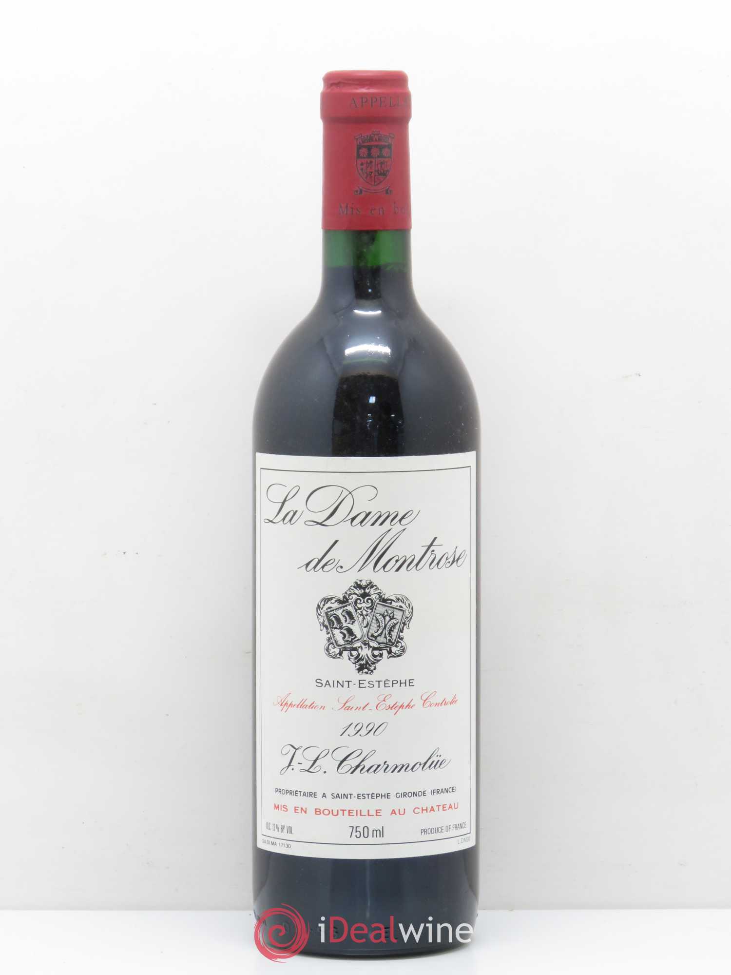 La Dame de Montrose Second Vin 1990 - Lot de 1 bouteille - 0