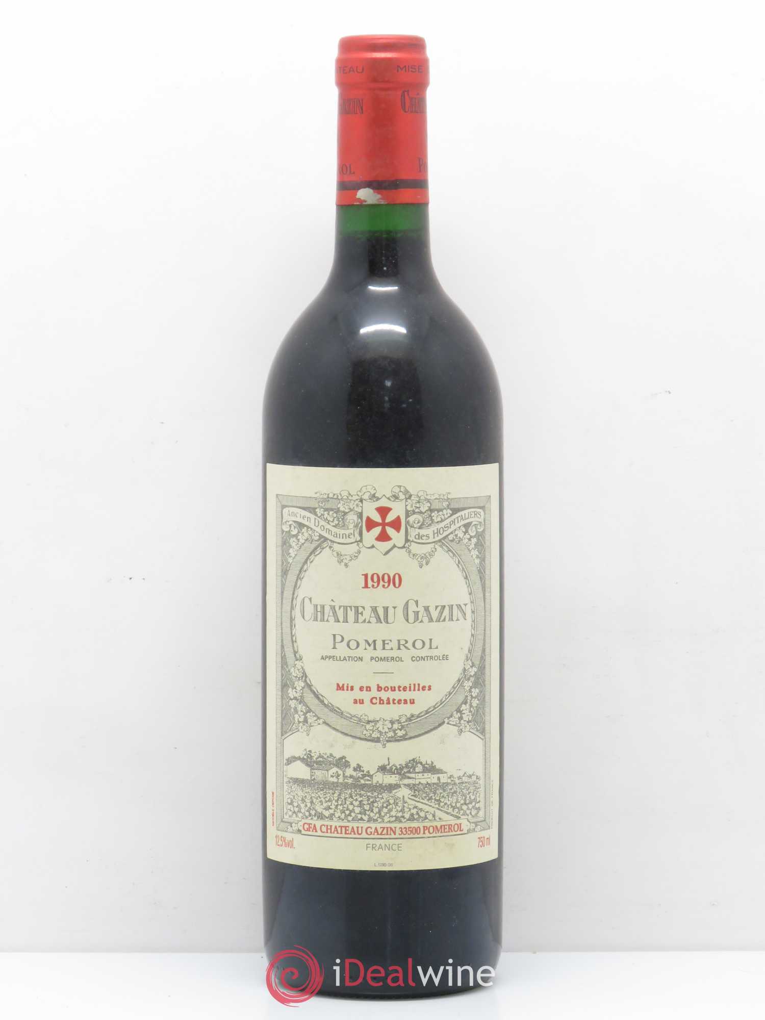 Château Gazin 1990 - Lot de 1 bouteille - 0
