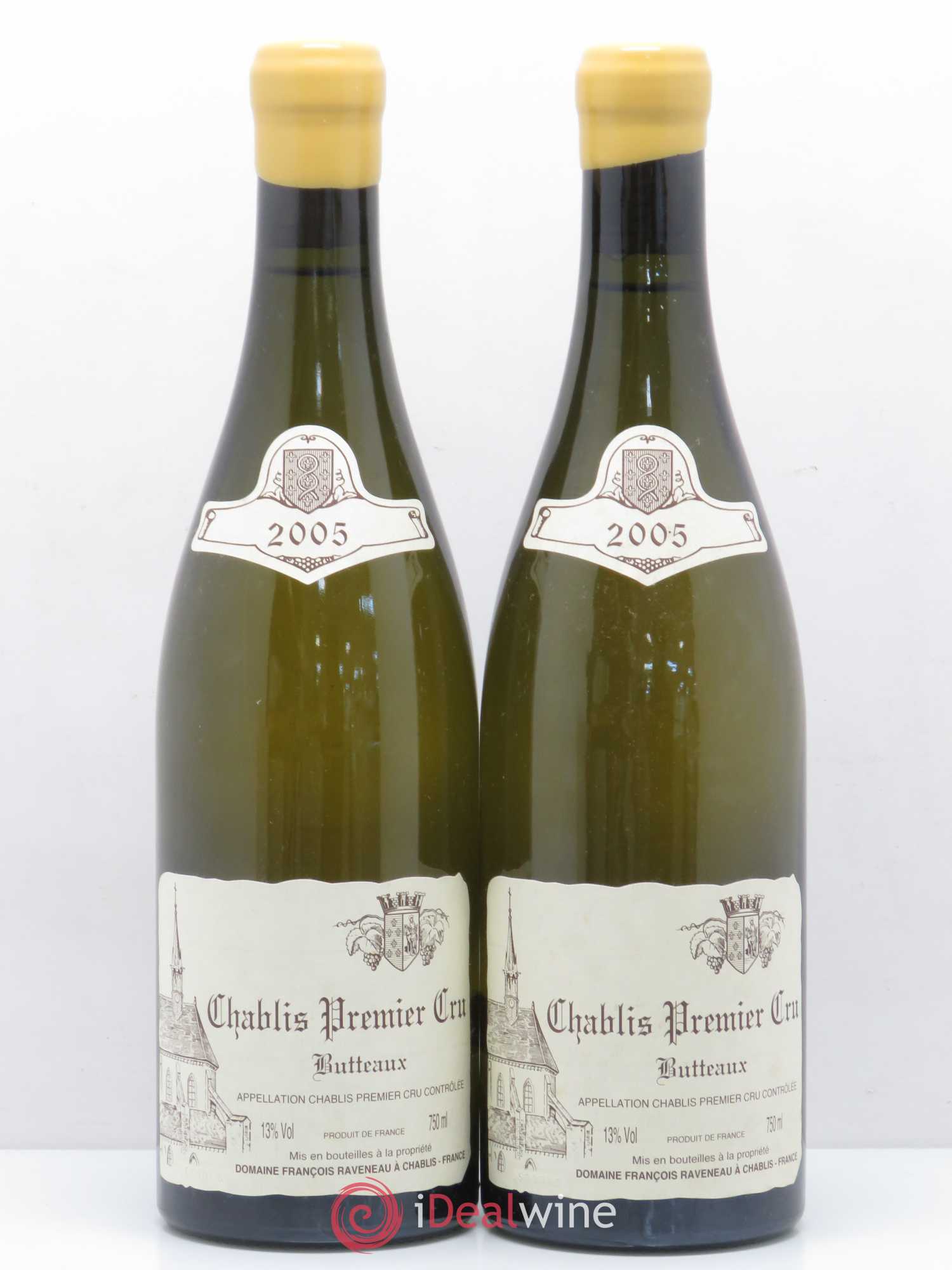 Chablis 1er Cru Butteaux Raveneau (Domaine) 2005 - Posten von 2 Flaschen - 0