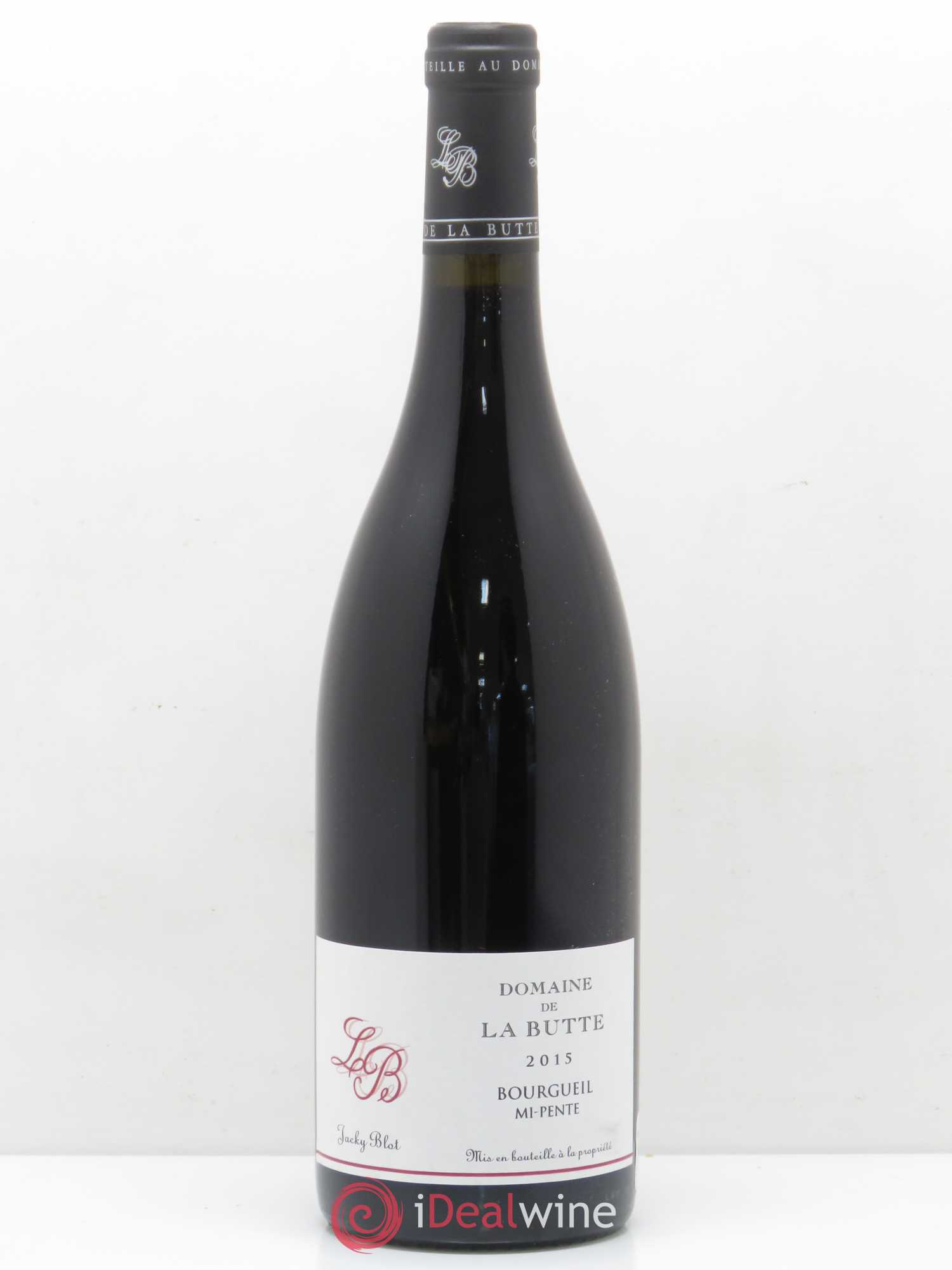 Bourgueil Mi-Pente Domaine de La Butte - Jacky Blot 2015 - Lot de 1 bouteille - 0