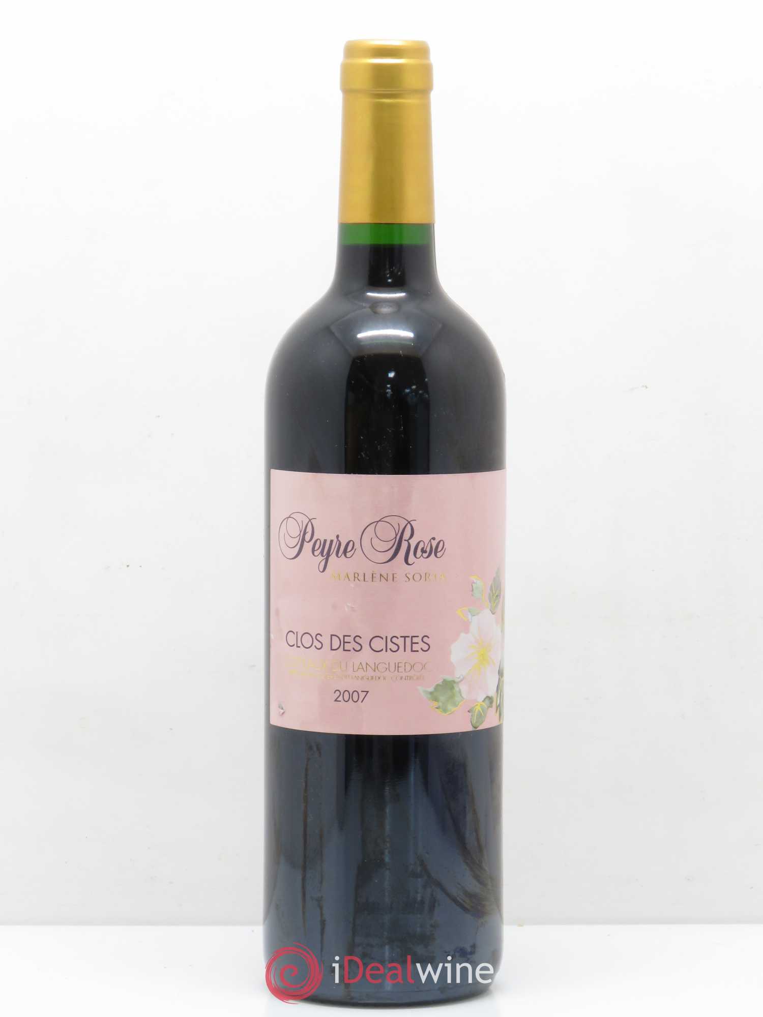 Vin de France (anciennement Coteaux du Languedoc) Domaine Peyre Rose Les Cistes Marlène Soria 2007 - Lot de 1 bouteille - 0