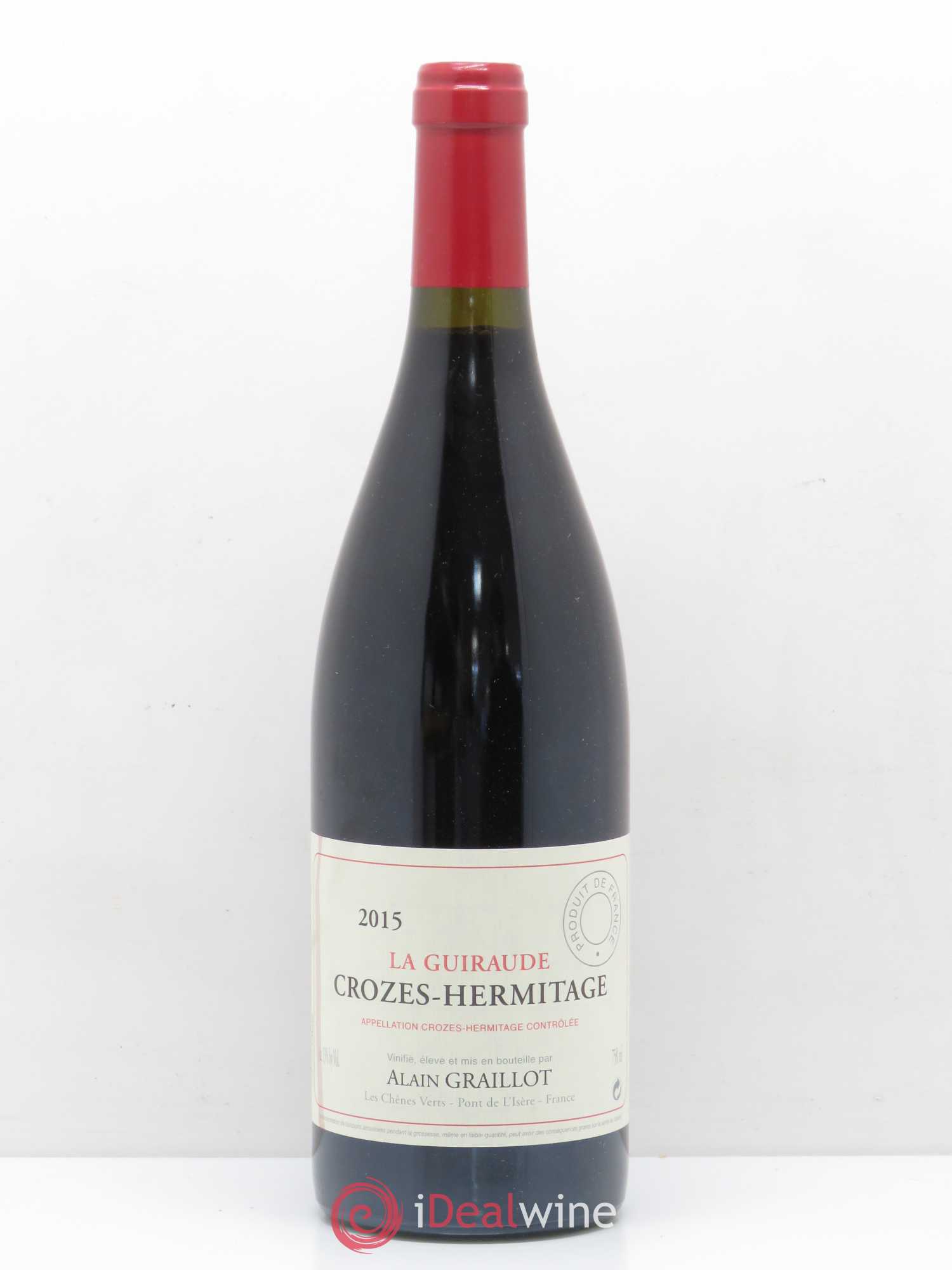 Crozes-Hermitage La Guiraude Domaine Graillot 2015 - Lot de 1 bouteille - 0