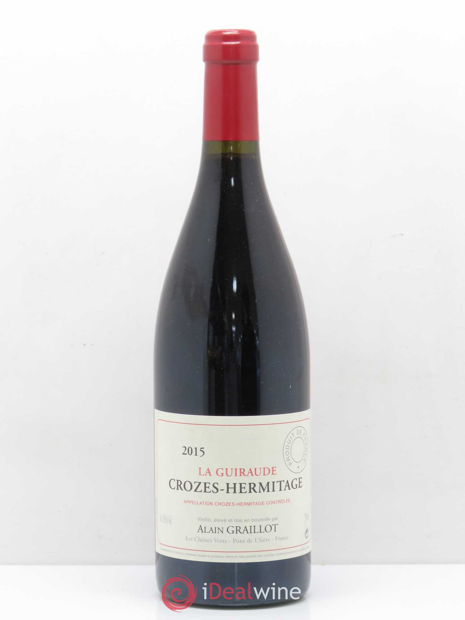 Crozes-Hermitage La Guiraude Domaine Graillot 2015 - Lot de 1 bouteille - 0