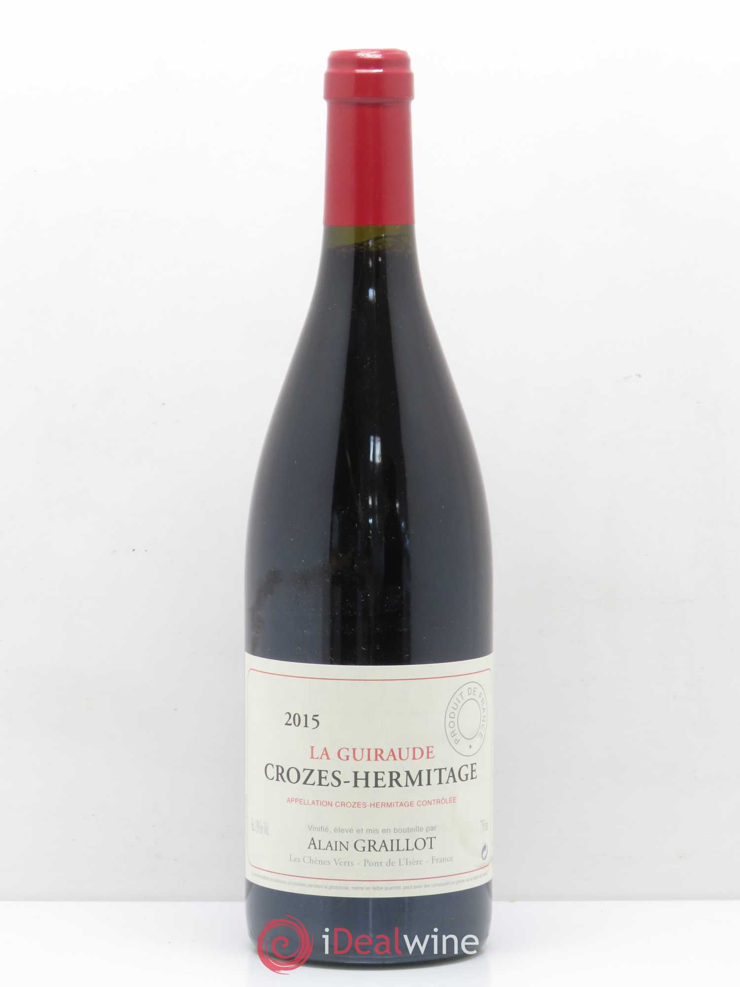 Crozes-Hermitage La Guiraude Domaine Graillot 2015 - Lot de 1 bouteille - 0
