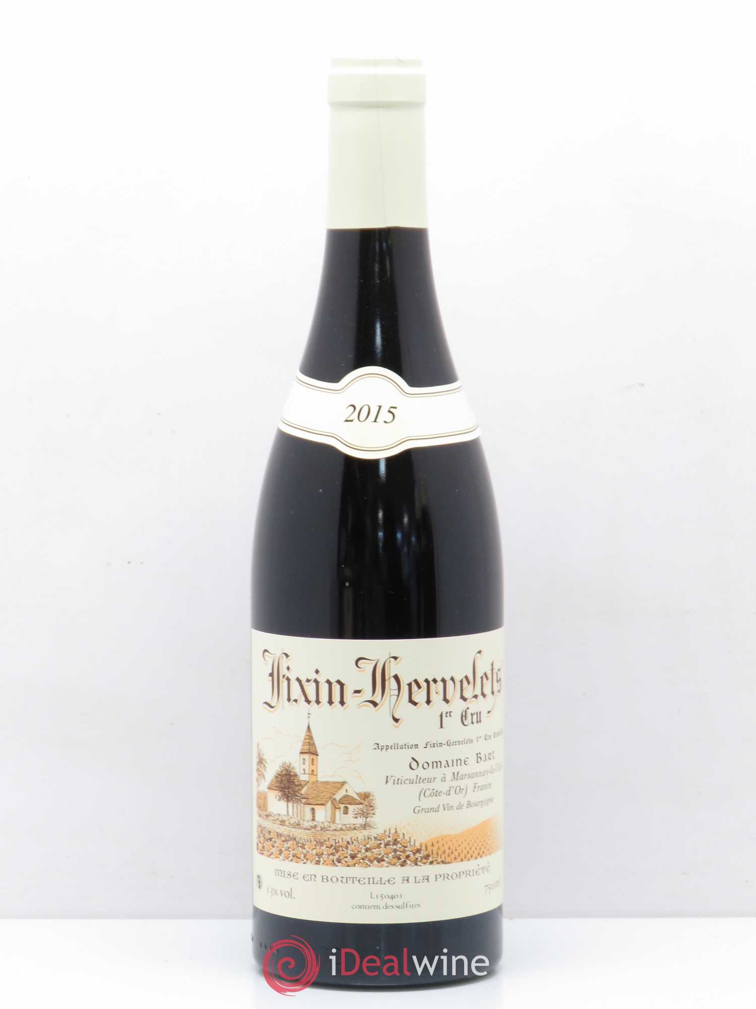 Fixin 1er Cru Hervelets Bart 2015 - Posten von 1 Flasche - 0