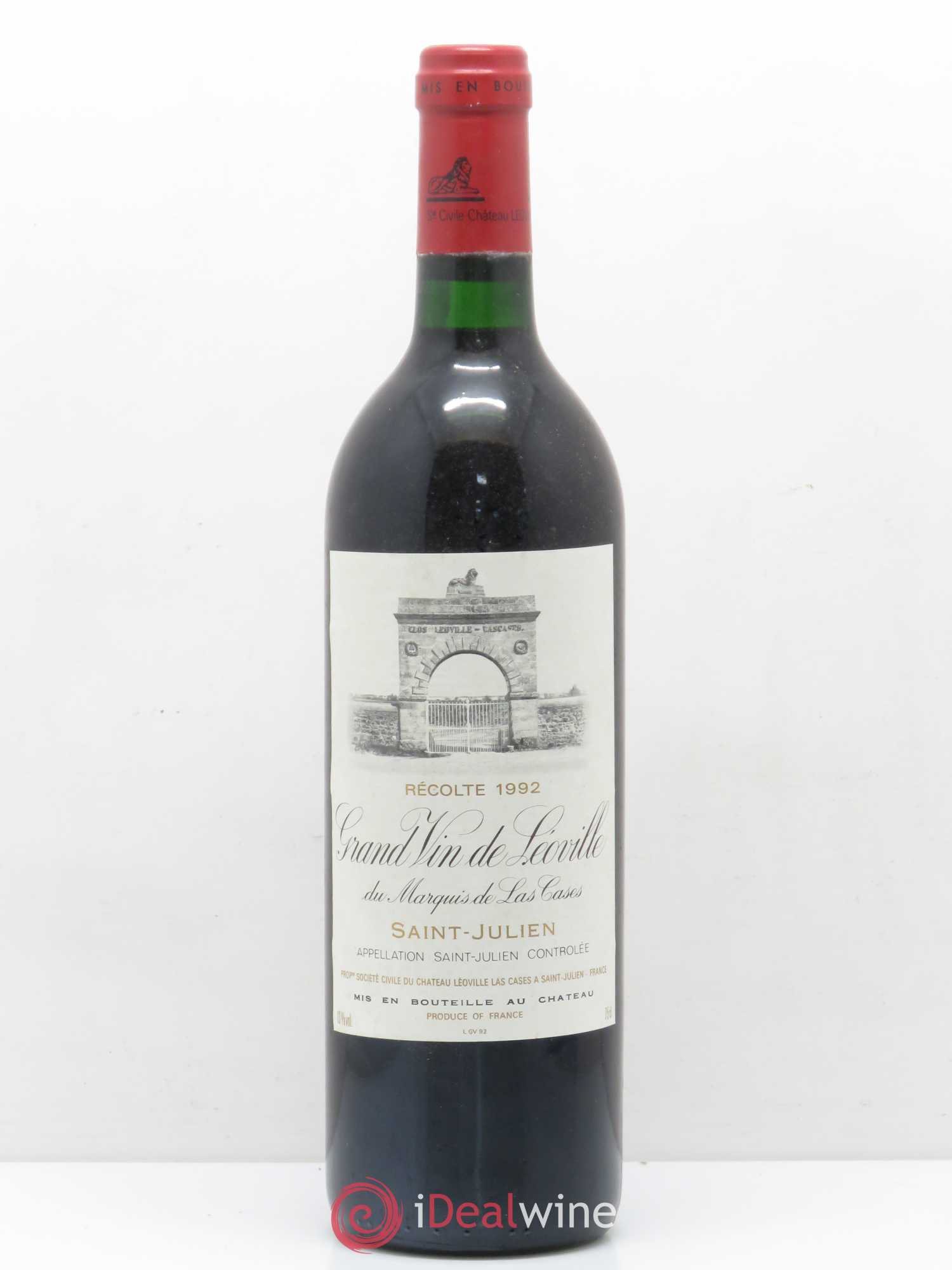 Château Léoville Las Cases 2ème Grand Cru Classé 1992 - Lot de 1 bouteille - 0
