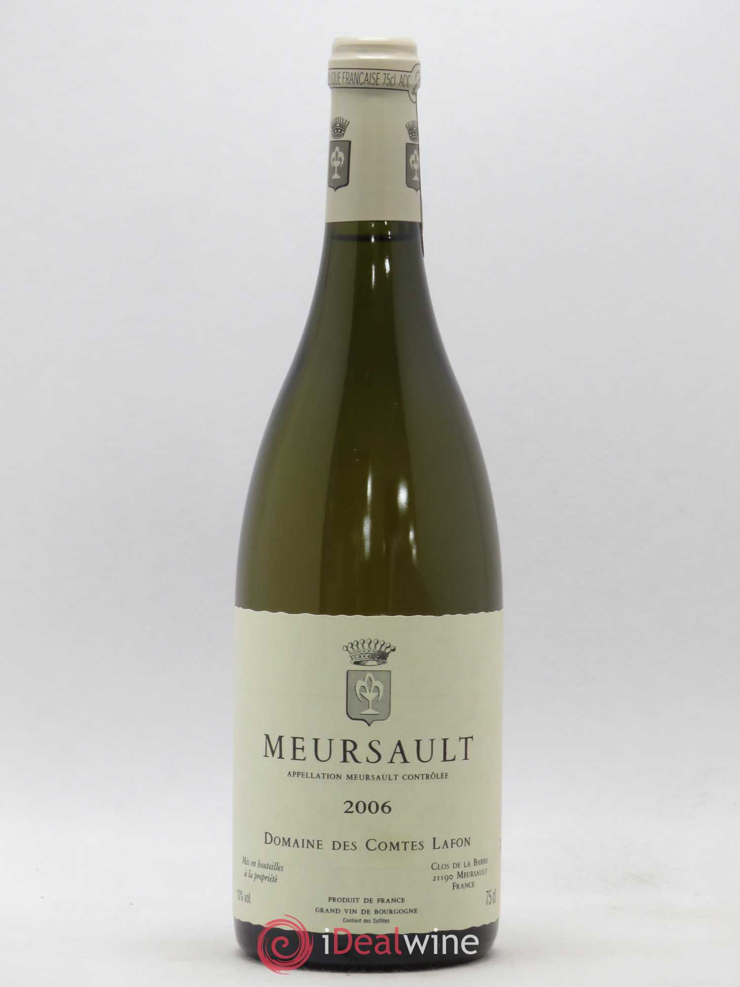 Meursault Comtes Lafon (Domaine des) 2006 - Lot de 1 bouteille - 0