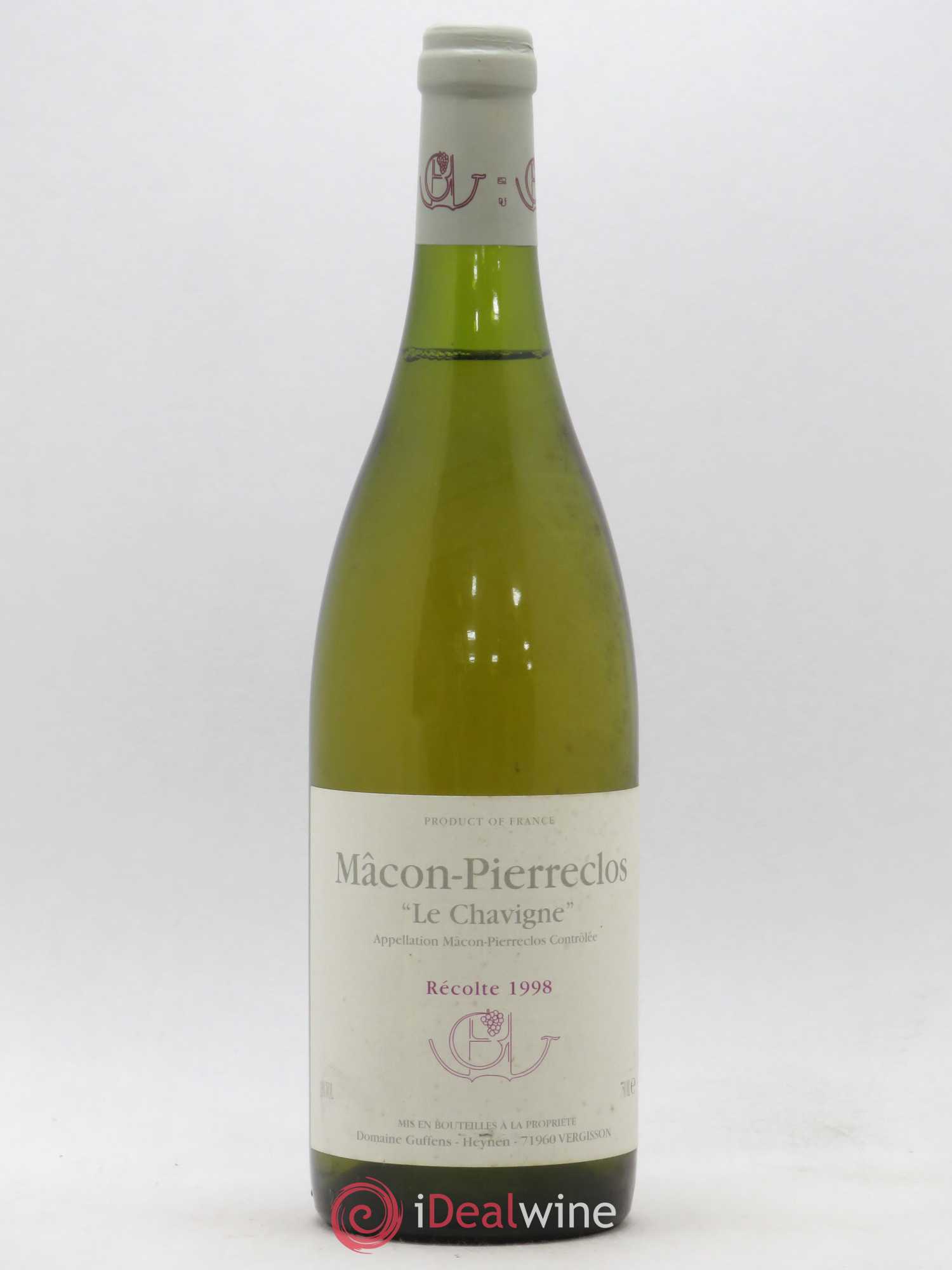 Mâcon-Pierreclos Le Chavigne Guffens-Heynen 1998 - Lot de 1 bouteille - 0