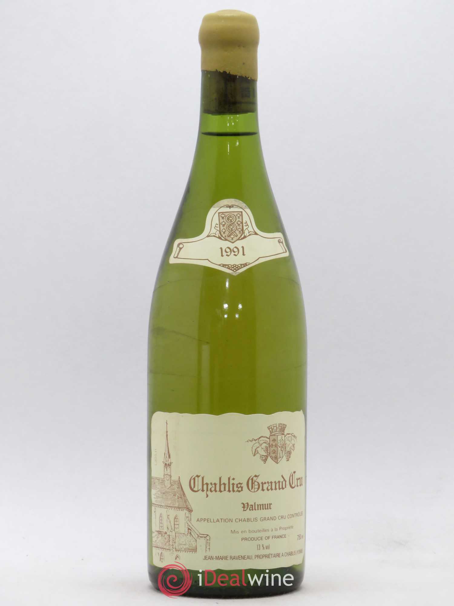 Chablis Grand Cru Valmur Raveneau (Domaine) 1991 - Lot de 1 bouteille - 0