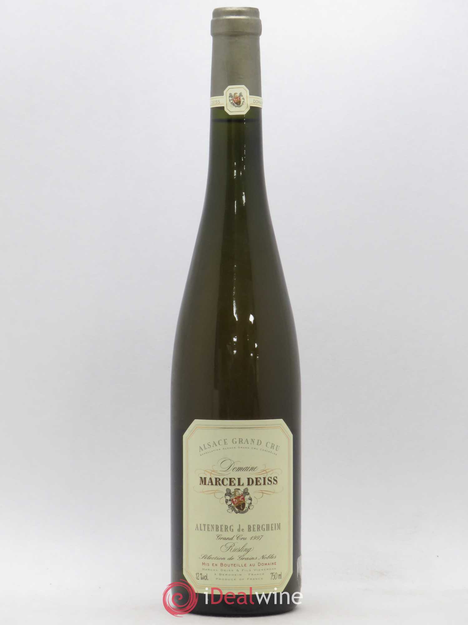 Alsace Grand Cru Altenberg de Bergheim Marcel Deiss (Domaine) Riesling Séléction de grains nobles 1997 - Lot de 1 bouteille - 0