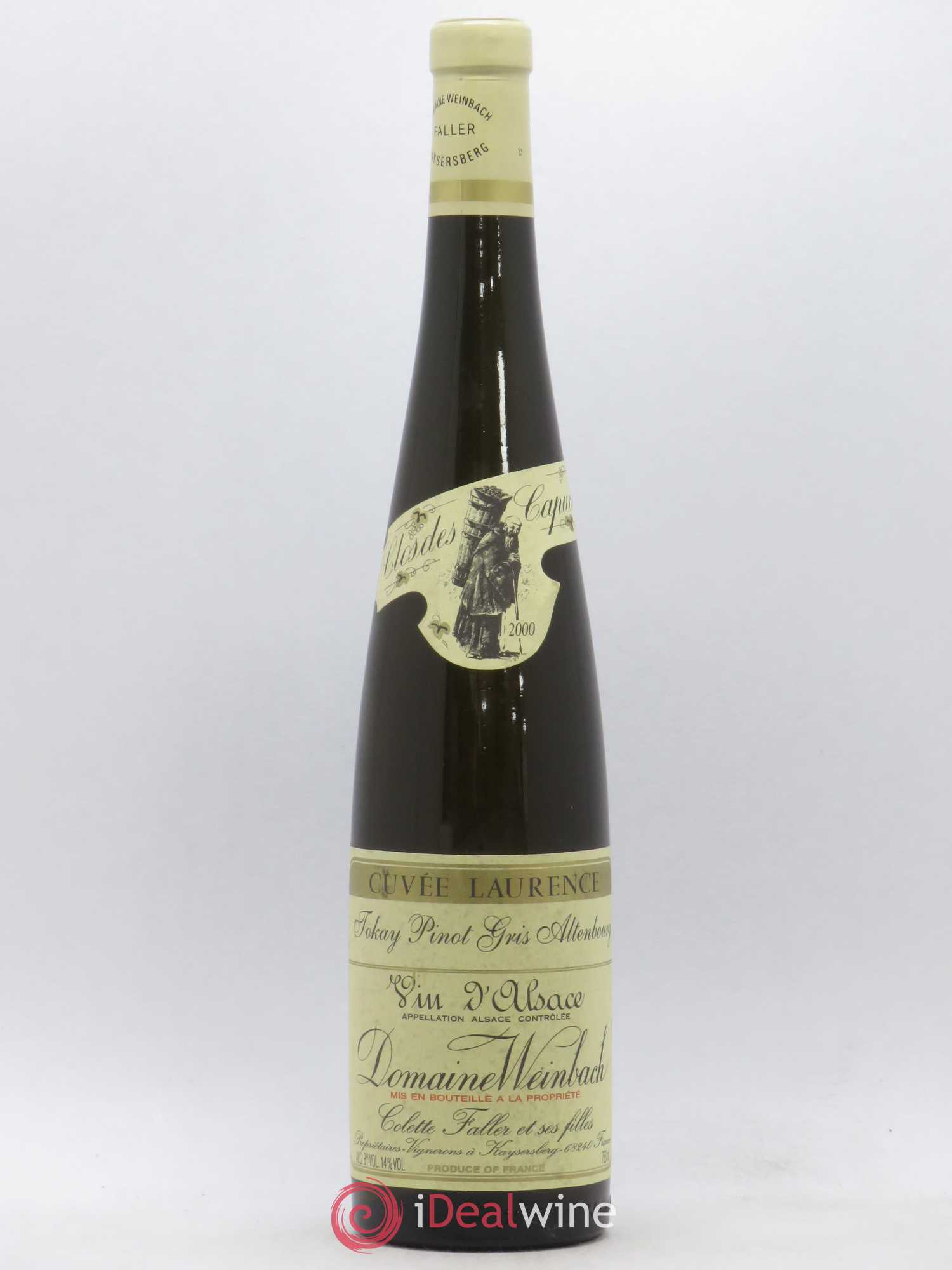 Alsace Pinot Gris Altenbourg Weinbach (Domaine) Cuvée Laurence 2000 - Lot de 1 bouteille - 0