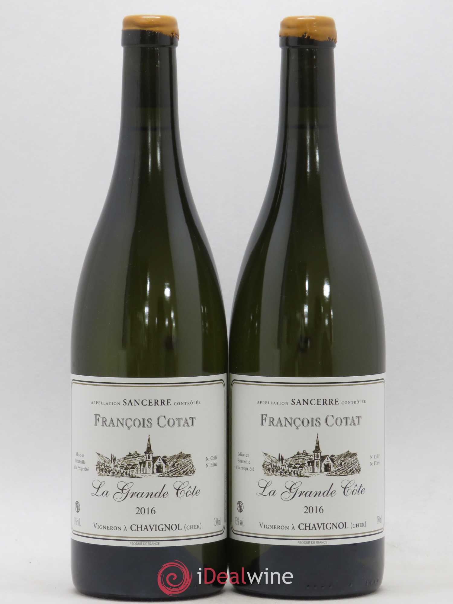 Sancerre La Grande Côte François Cotat 2016 - Lot de 2 bouteilles - 0