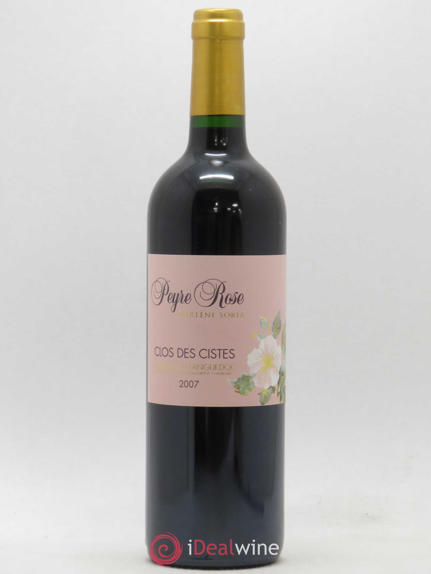 Vin de France (anciennement Coteaux du Languedoc) Domaine Peyre Rose Les Cistes Marlène Soria 2007 - Lot de 1 bouteille - 0