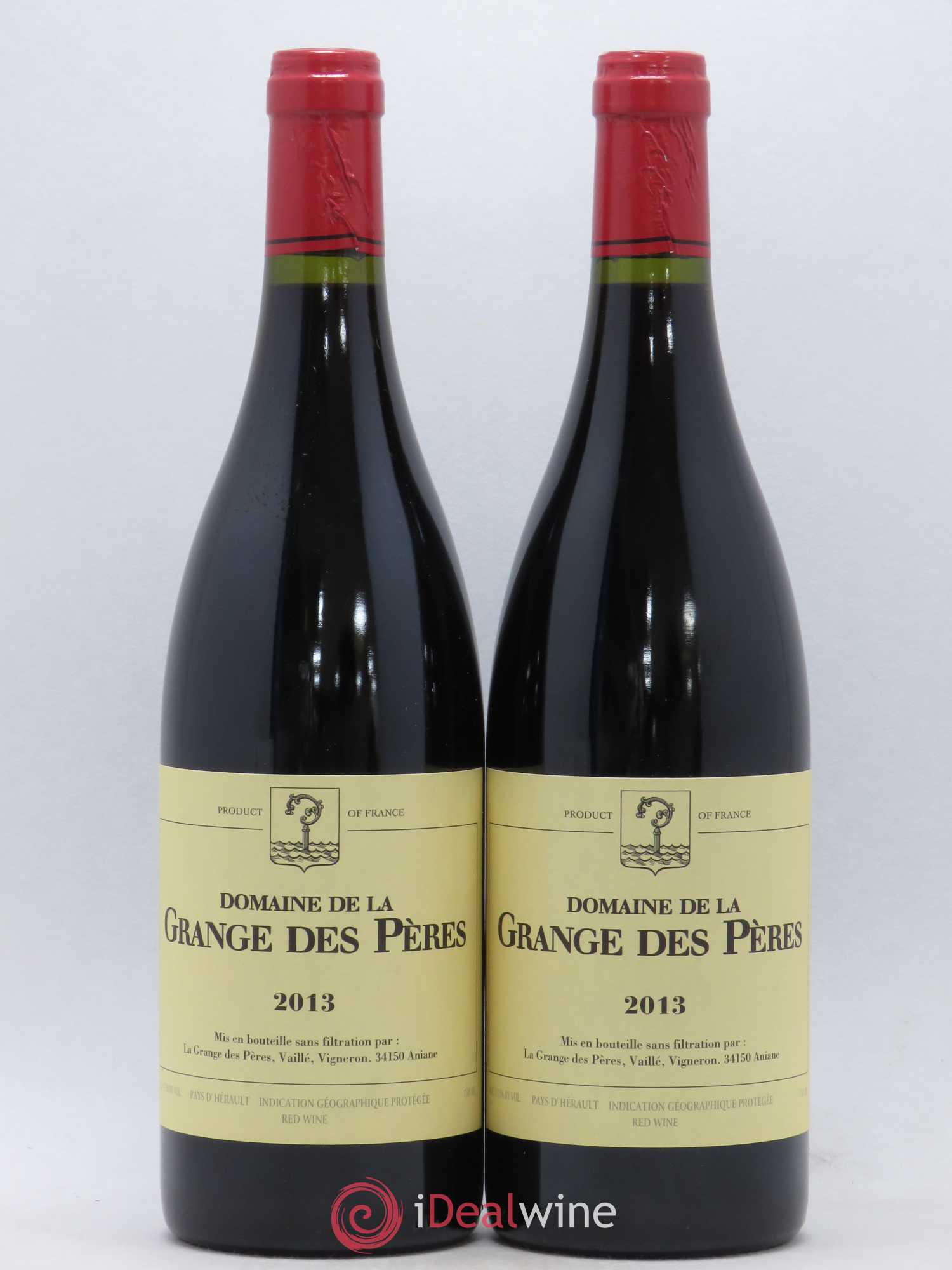 Pays d'Hérault Grange des Pères Laurent Vaillé 2013 - Lot de 2 bouteilles - 0