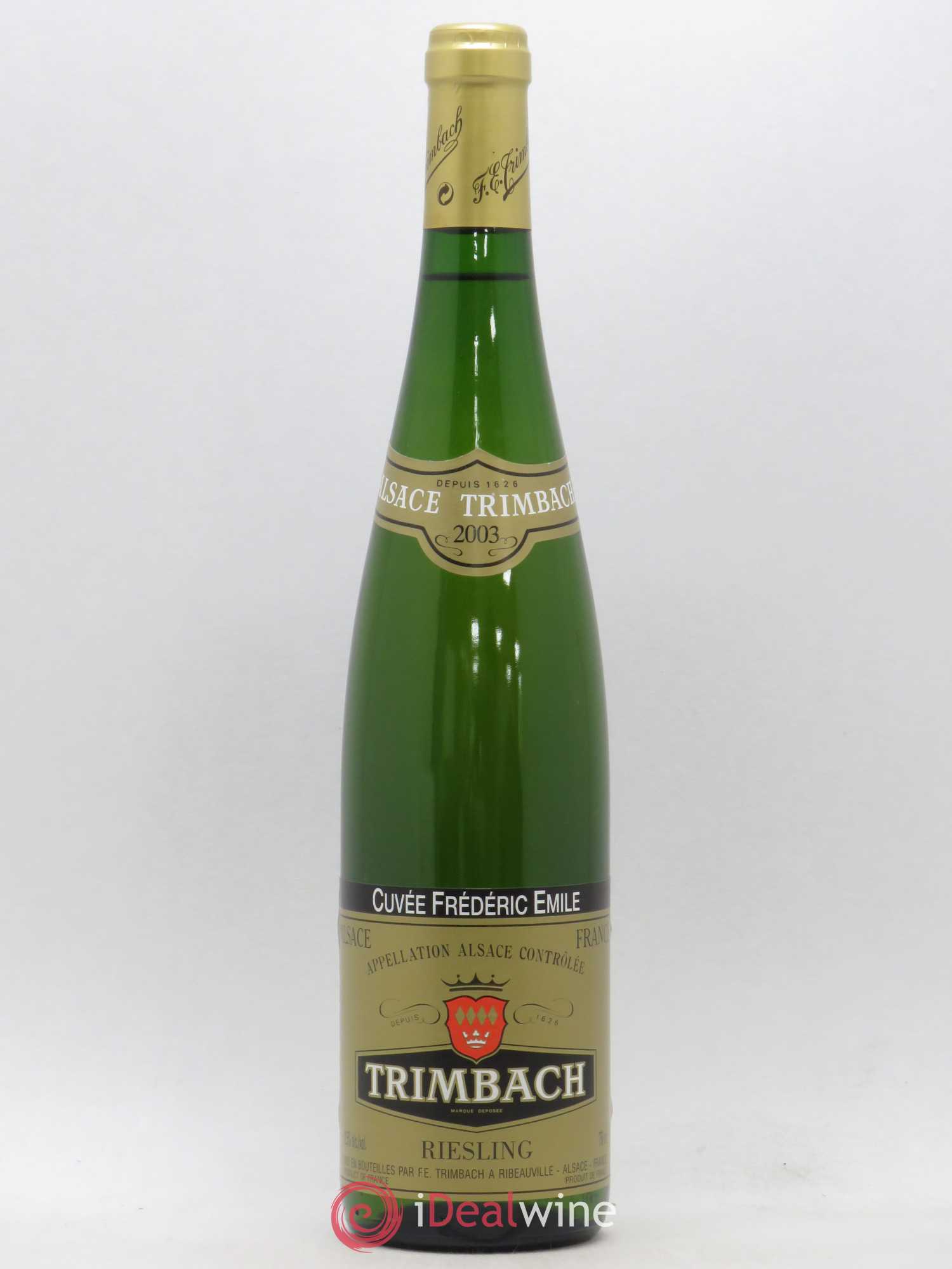 Alsace Riesling Cuvée Frédéric Emile Trimbach (Domaine) 2003 - Lot de 1 bouteille - 0