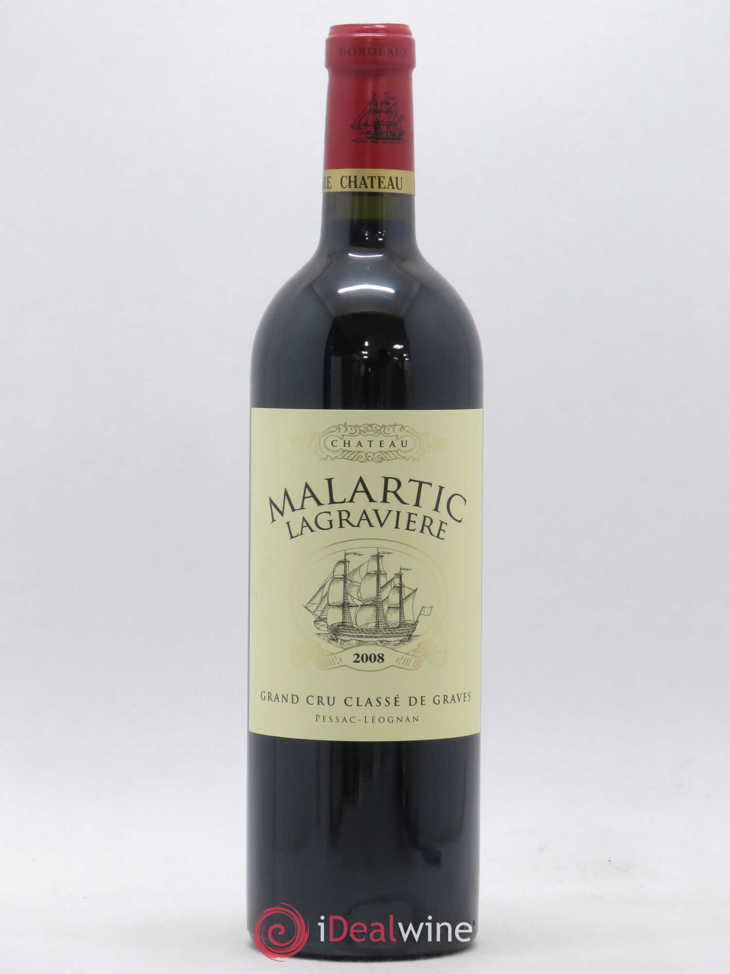 Château Malartic-Lagravière Cru Classé de Graves 2008 - Lot de 1 bouteille - 0