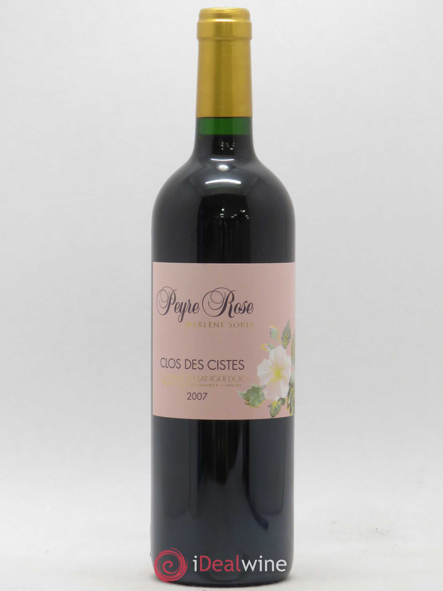 Vin de France (anciennement Coteaux du Languedoc) Domaine Peyre Rose Les Cistes Marlène Soria 2007 - Lot de 1 bouteille - 0