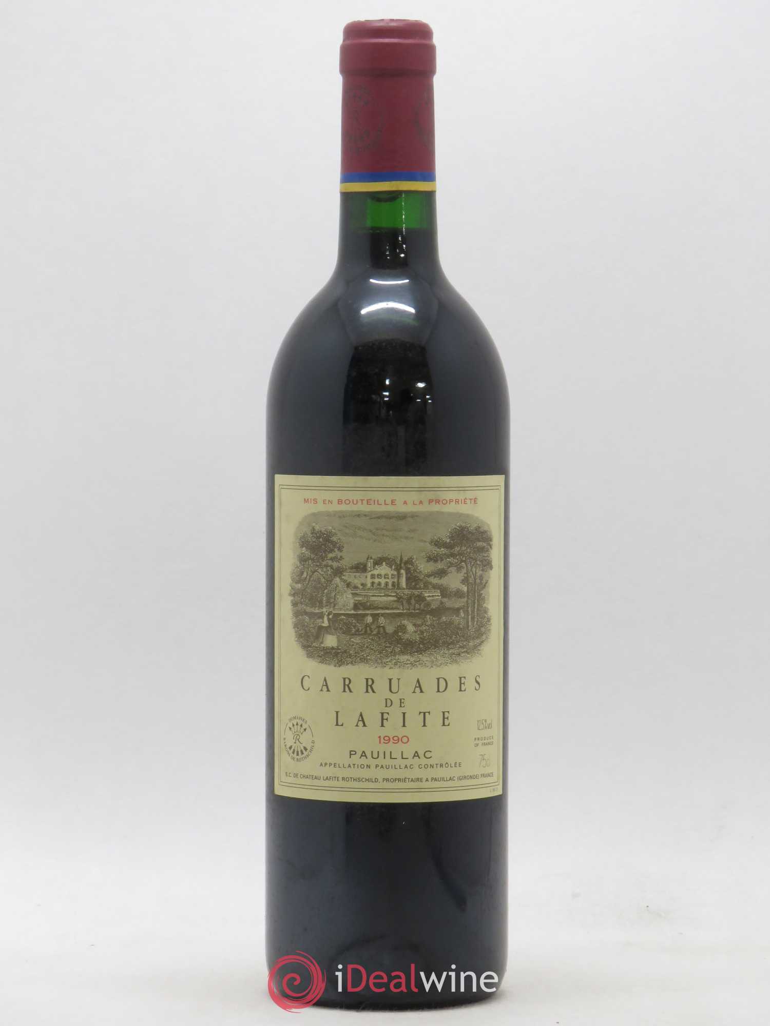 Carruades de Lafite Rothschild Second Vin 1990 - Lot de 1 bouteille - 0