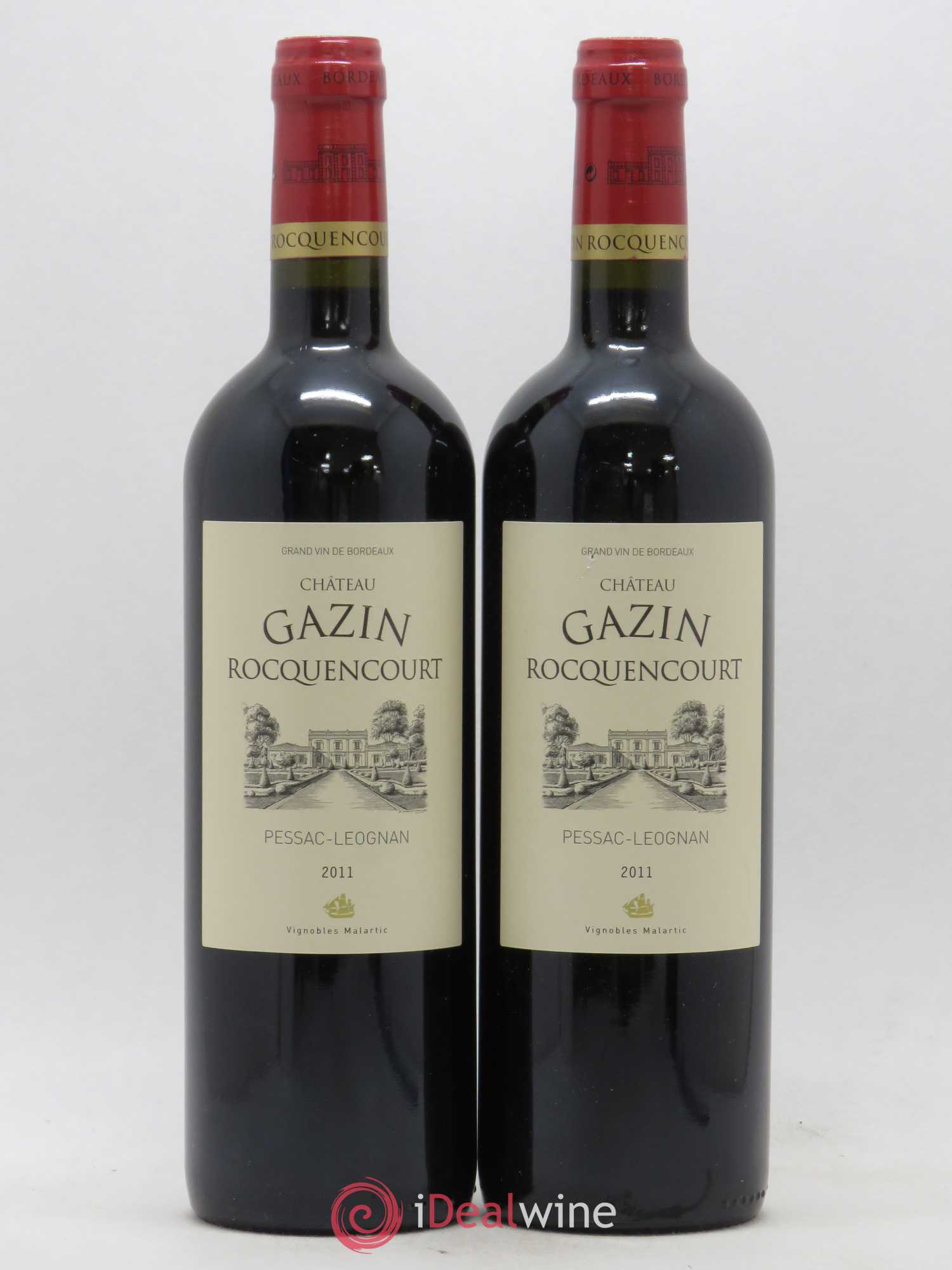 Pessac-Léognan Château Gazin Rocquencourt 2011 - Lot de 2 bouteilles - 0