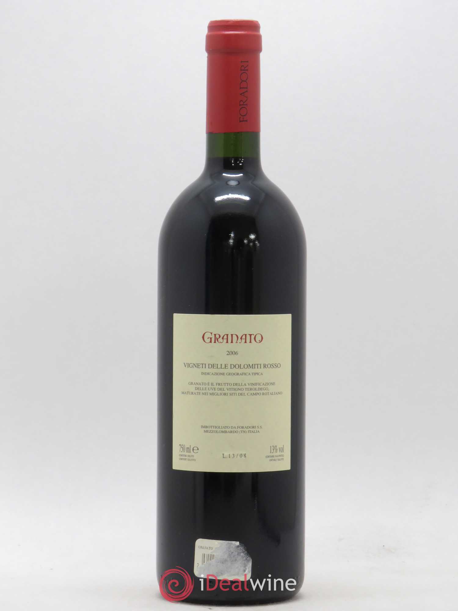 Vigneti delle Dolomiti IGT Granato Elisabetta Foradori 2006 - Lot of 1 bottle - 1