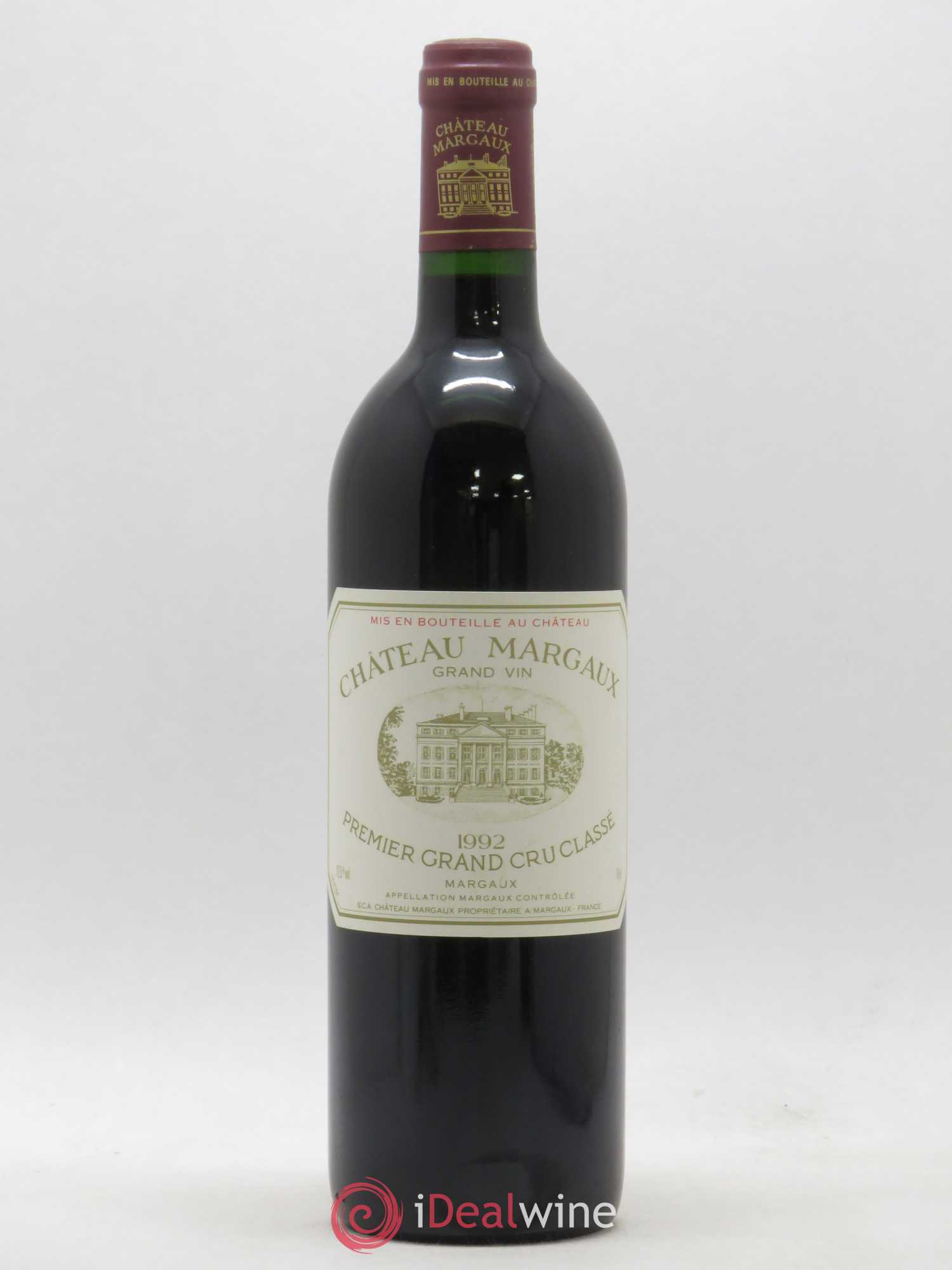Château Margaux 1er Grand Cru Classé 1992 - Lot de 1 bouteille - 0