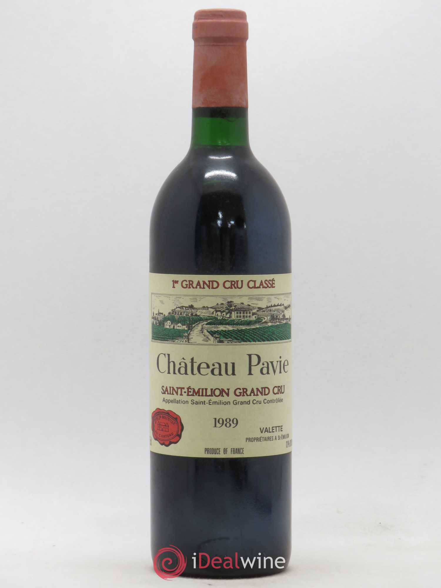 Château Pavie 1er Grand Cru Classé A 1989 - Lot de 1 bouteille - 0