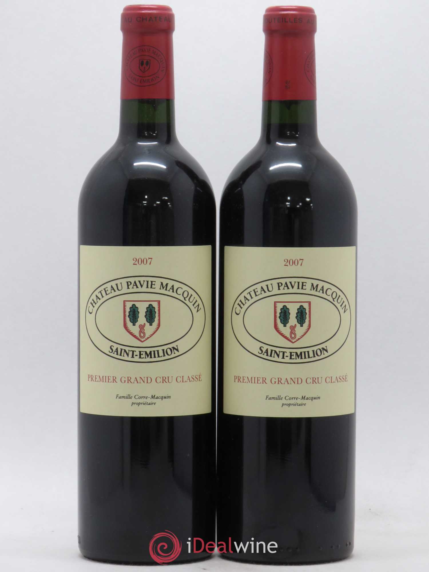 Château Pavie Macquin 1er Grand Cru Classé B 2007 - Lot de 2 bouteilles - 0