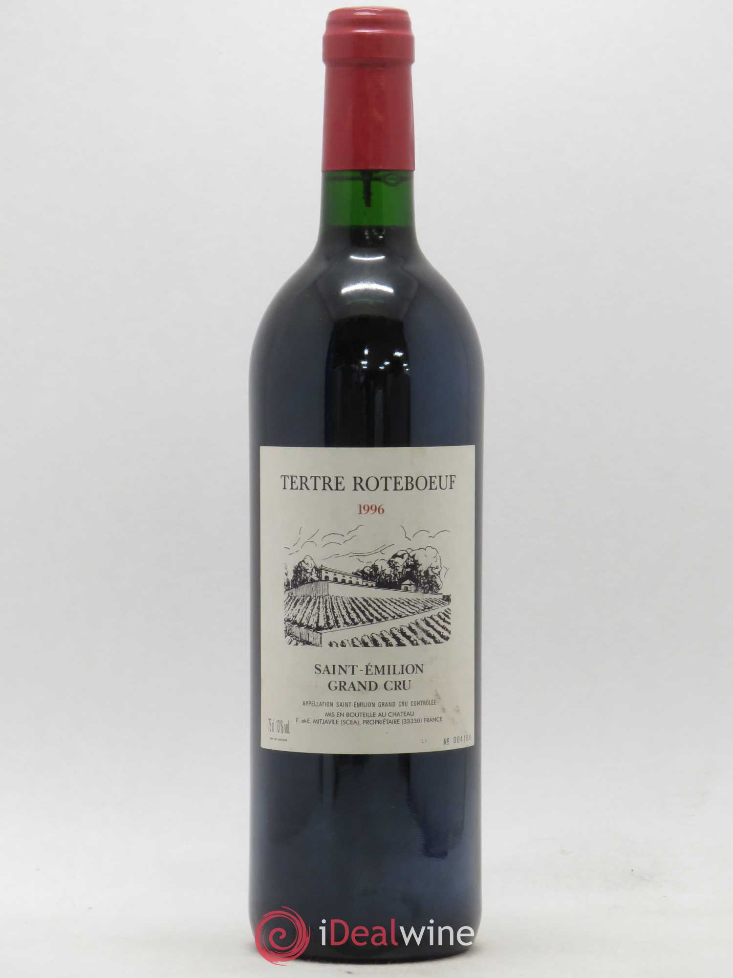 Château Tertre Roteboeuf 1996 - Lot de 1 bouteille - 0