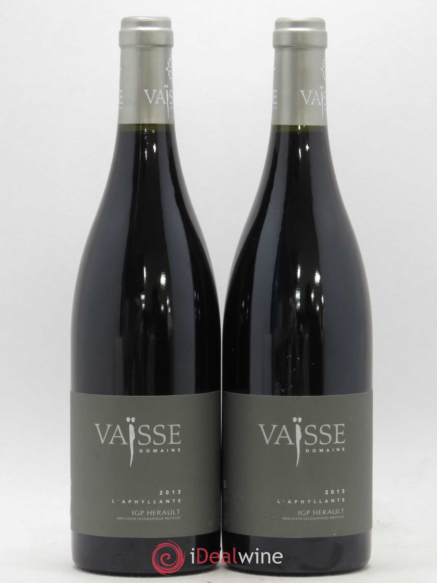 Pays d'Hérault L'Aphyllante Vaisse (Domaine) 2013 - Lot de 2 bouteilles - 0