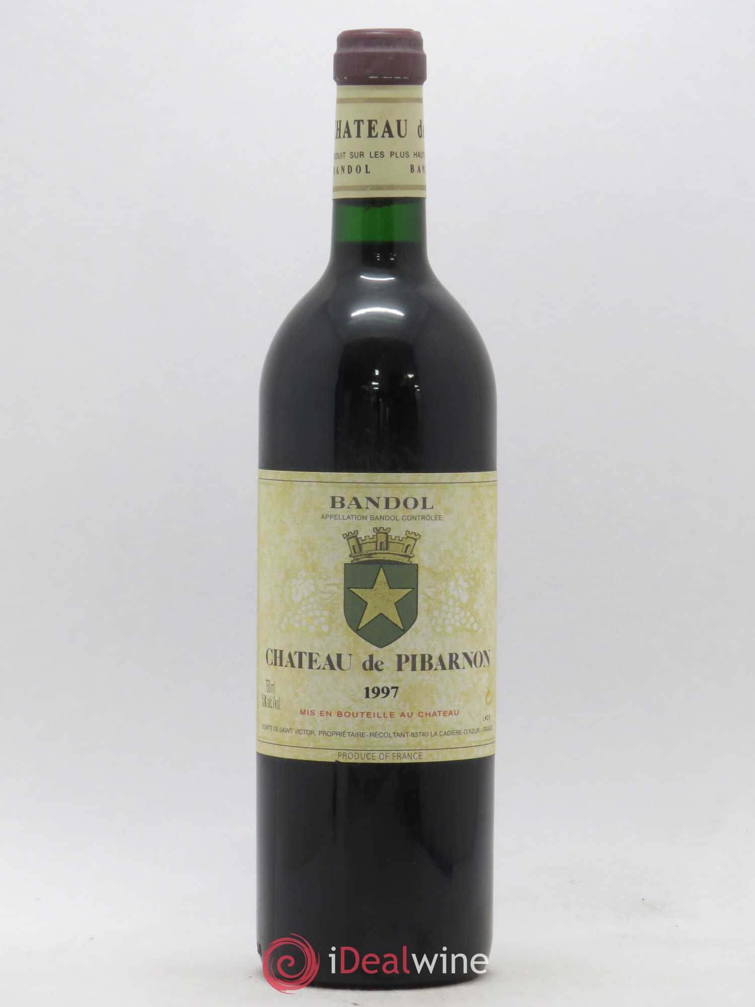 Bandol Château de Pibarnon Comte de Saint-Victor 1997 - Lot de 1 bouteille - 0