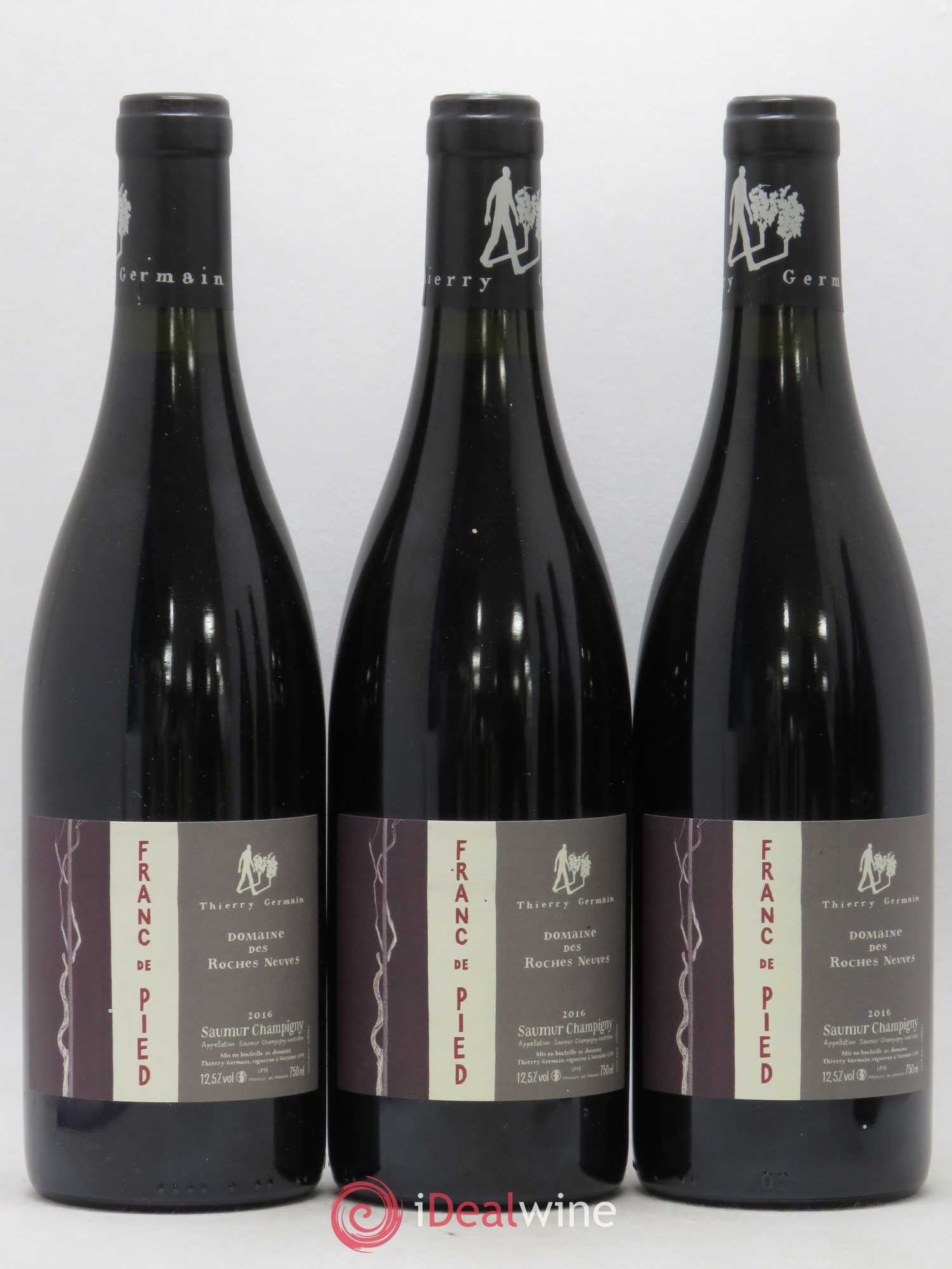 Saumur-Champigny Franc de pied Domaine des Roches Neuves - Thierry Germain 2016 - Lot de 5 bouteilles - 1