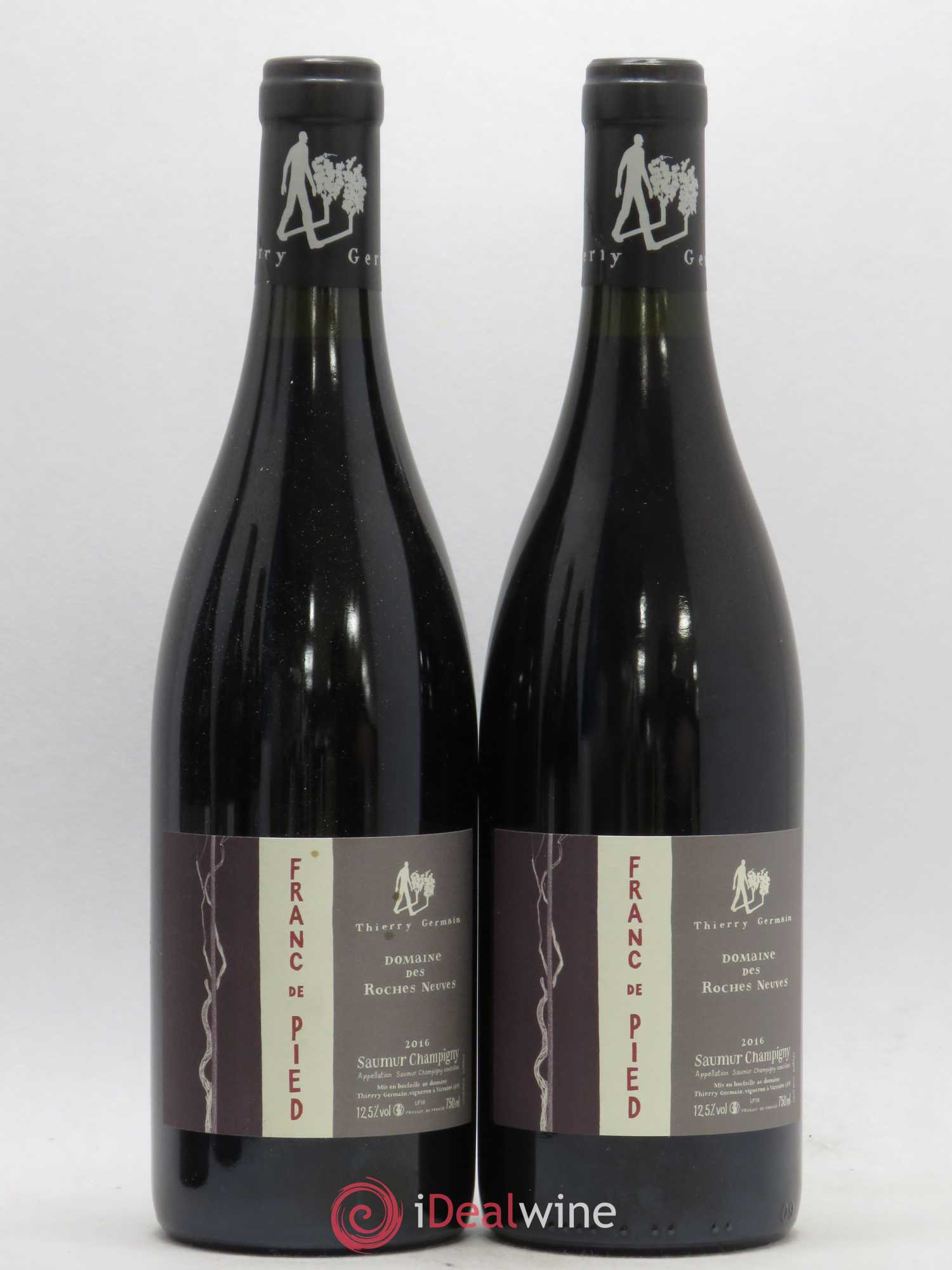 Saumur-Champigny Franc de pied Domaine des Roches Neuves - Thierry Germain 2016 - Lot de 5 bouteilles - 2