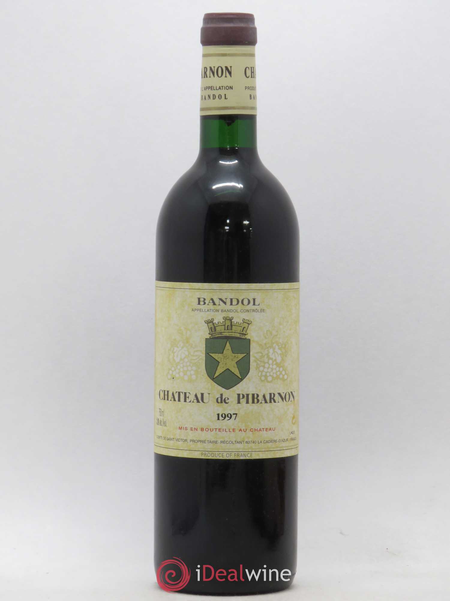 Bandol Château de Pibarnon Comte de Saint-Victor 1997 - Lot de 1 bouteille - 0