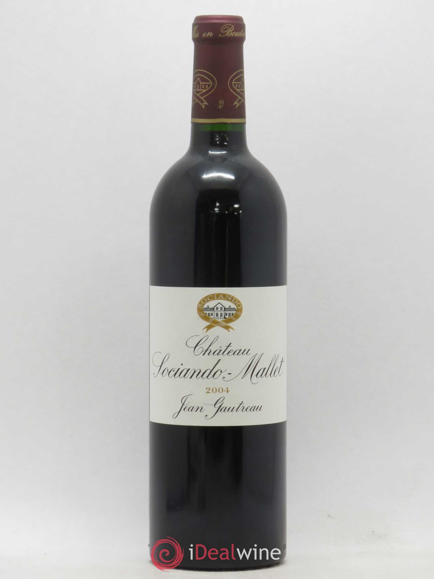 Château Sociando Mallet 2004 - Lot de 1 bouteille - 0