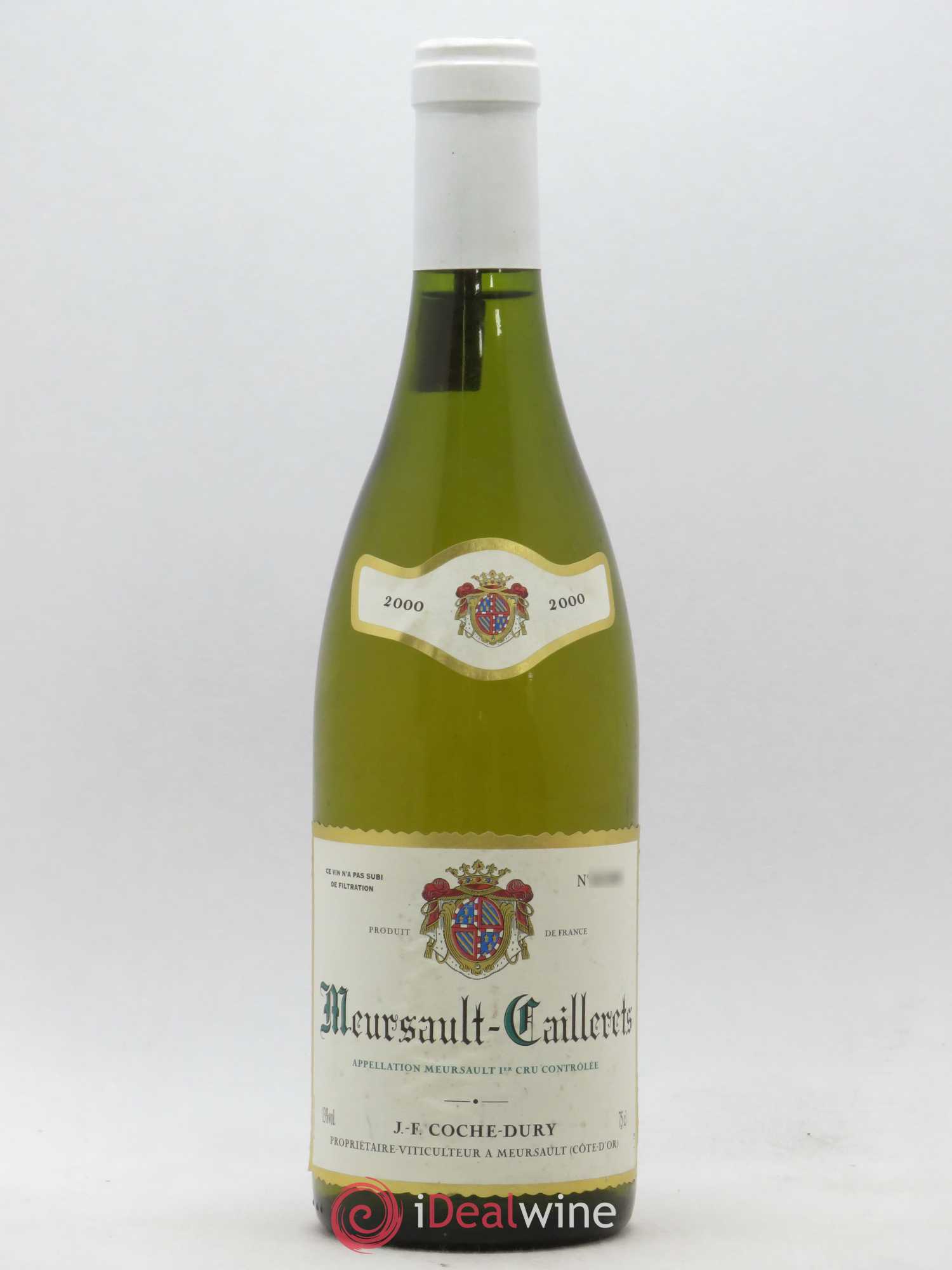 Meursault 1er Cru Caillerets Coche Dury (Domaine) 2000 - Lot de 1 bouteille - 0