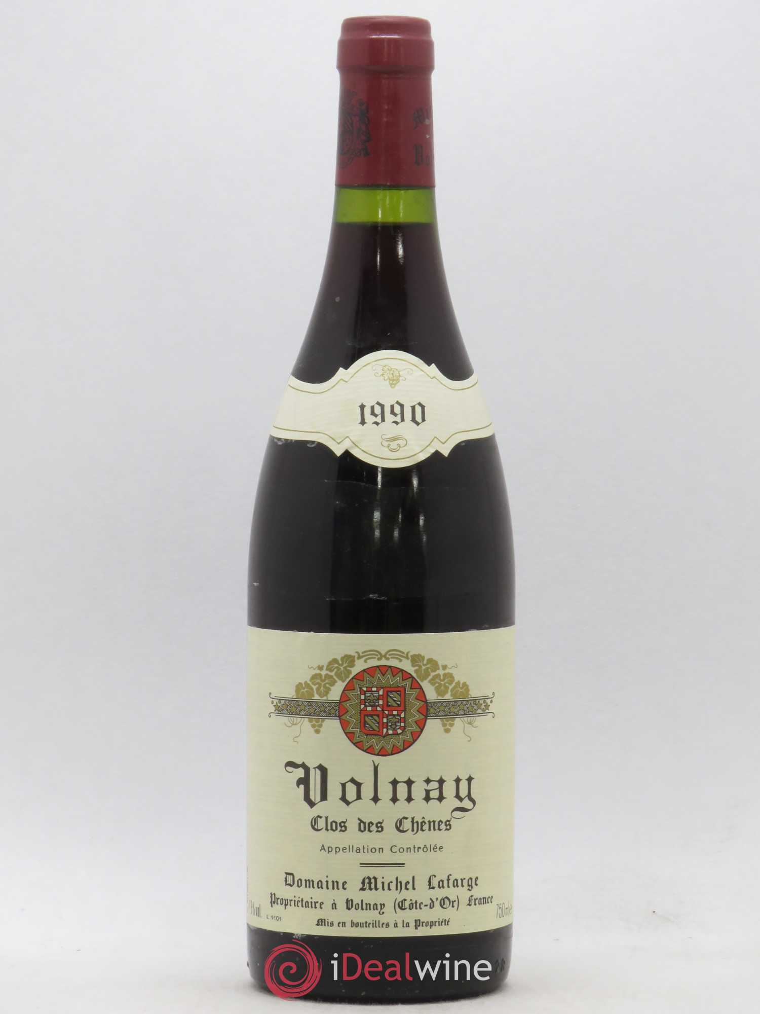 Volnay 1er Cru Clos des Chênes Lafarge (Domaine) 1990 - Lot de 1 bouteille - 0
