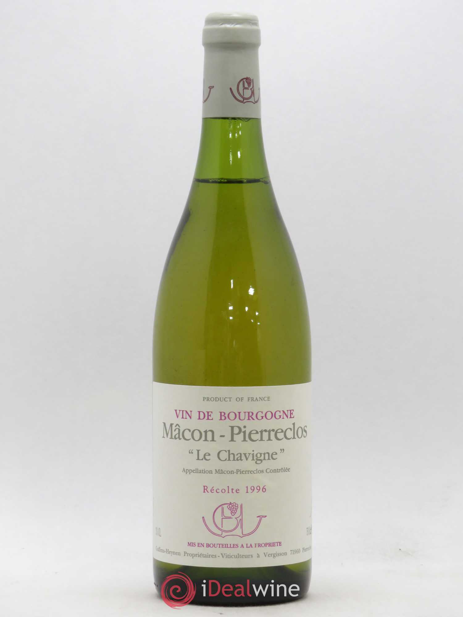 Mâcon-Pierreclos Le Chavigne Guffens-Heynen 1996 - Lot de 1 bouteille - 0