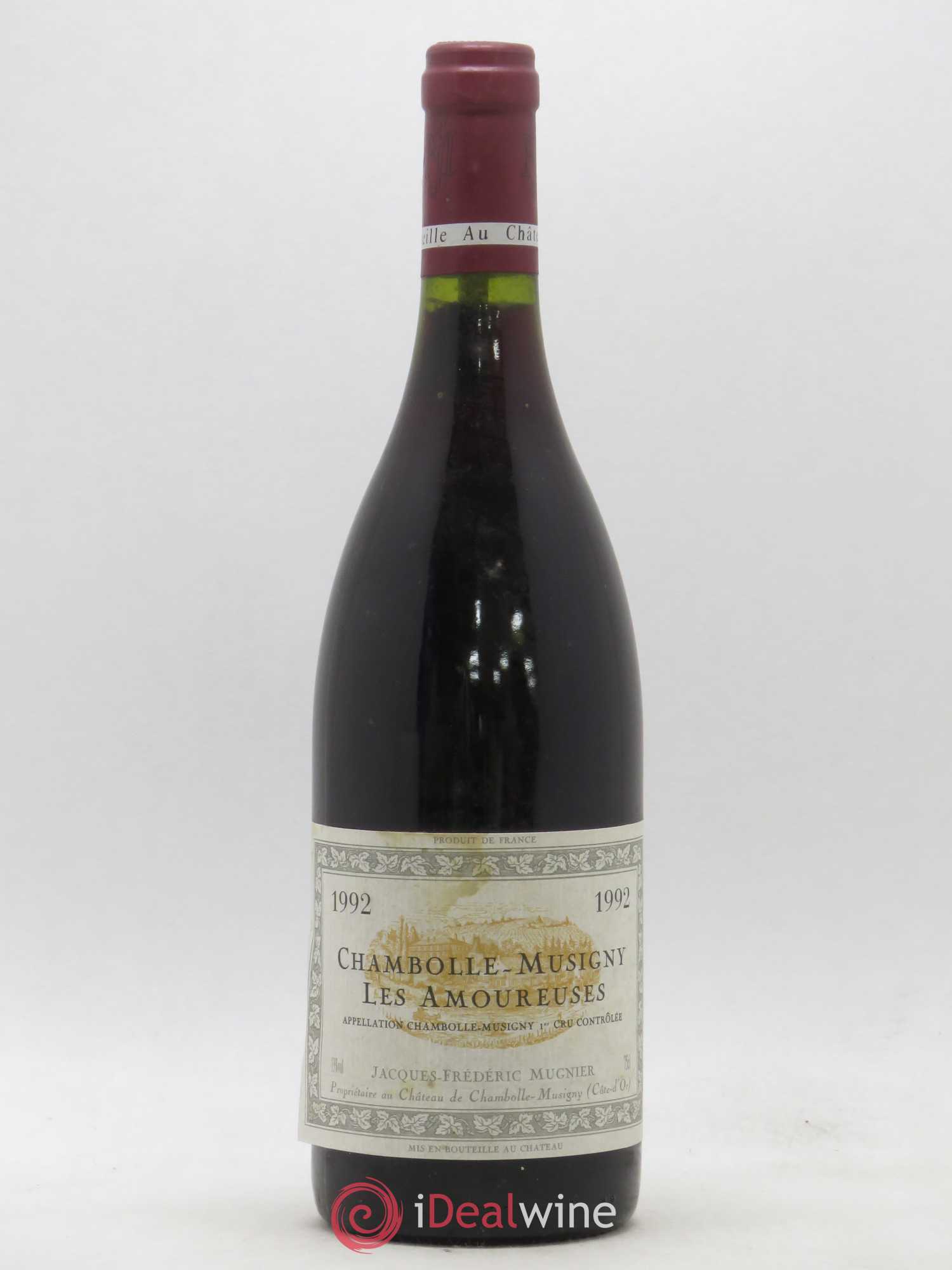 Chambolle-Musigny 1er Cru Les Amoureuses Jacques-Frédéric Mugnier 1992 - Lot de 1 bouteille - 0