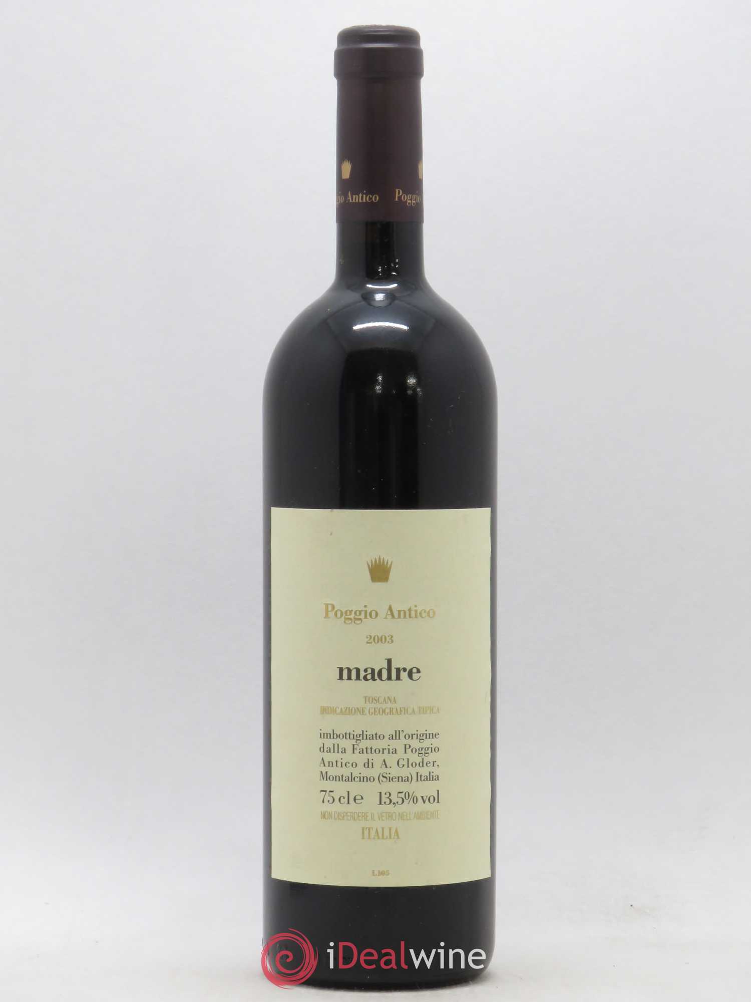 Toscana IGT Poggio Antico Madre 2003 - Posten von 1 Flasche - 0