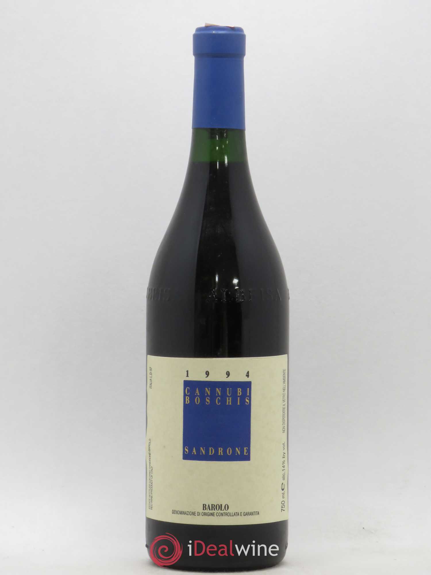 Barolo DOCG Aleste (anciennement Cannubi Boschis) Luciano Sandrone 1994 - Lot de 1 bouteille - 0