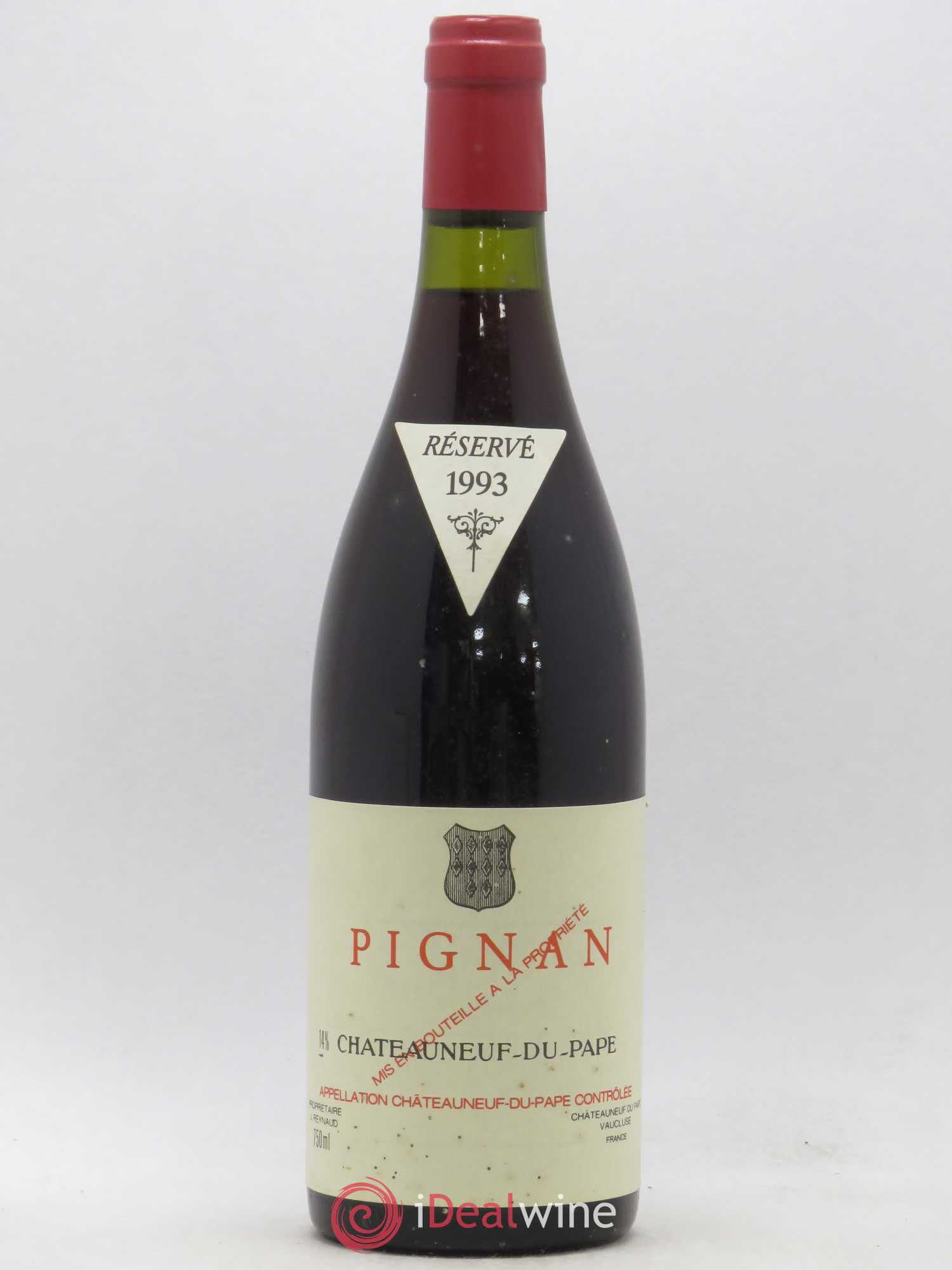 Châteauneuf-du-Pape Pignan Emmanuel Reynaud 1993 - Lot de 1 bouteille - 0