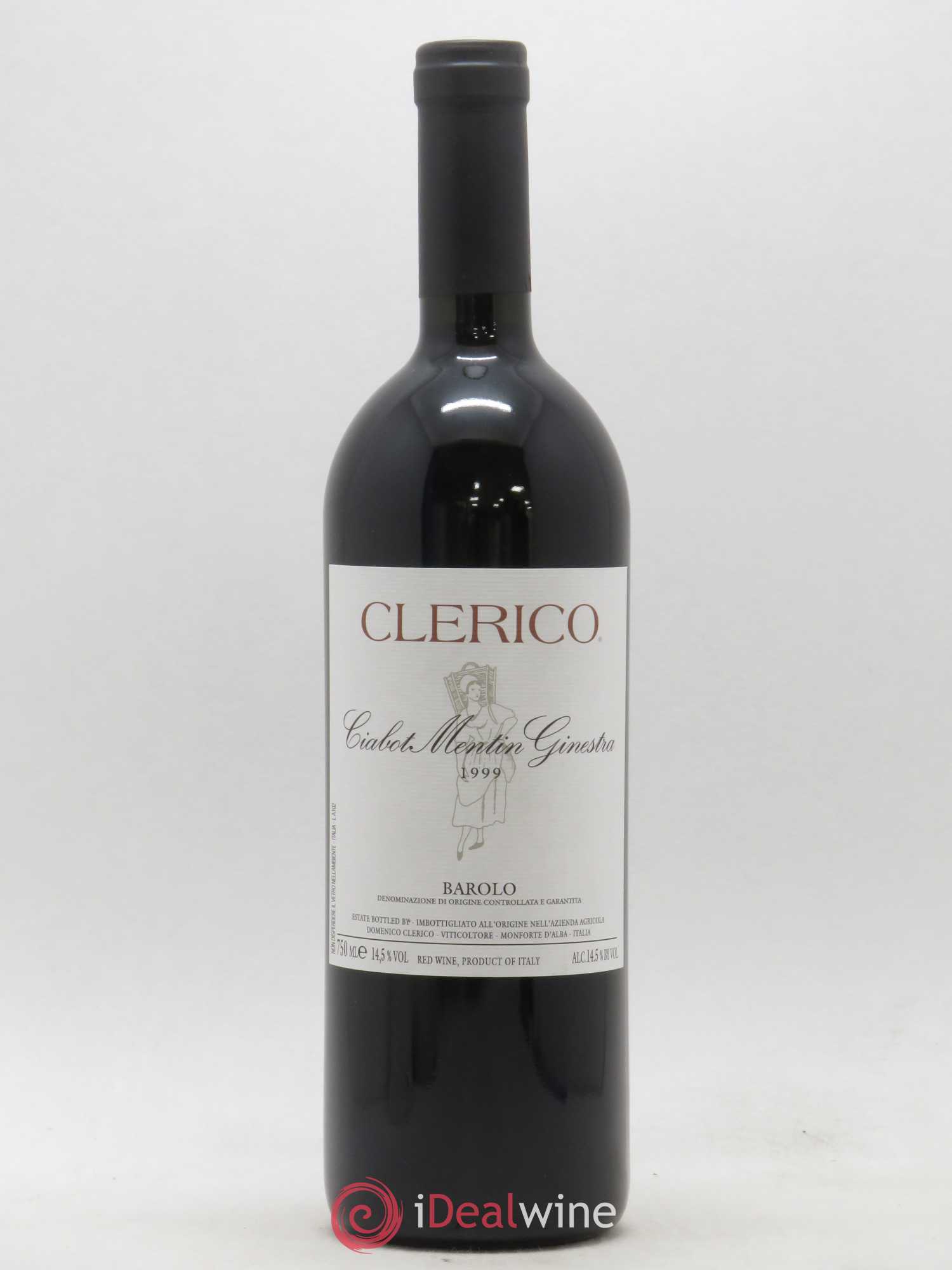 Barolo DOCG D. Clerico Ciabot Mentin Ginestra 1999 - Posten von 1 Flasche - 0