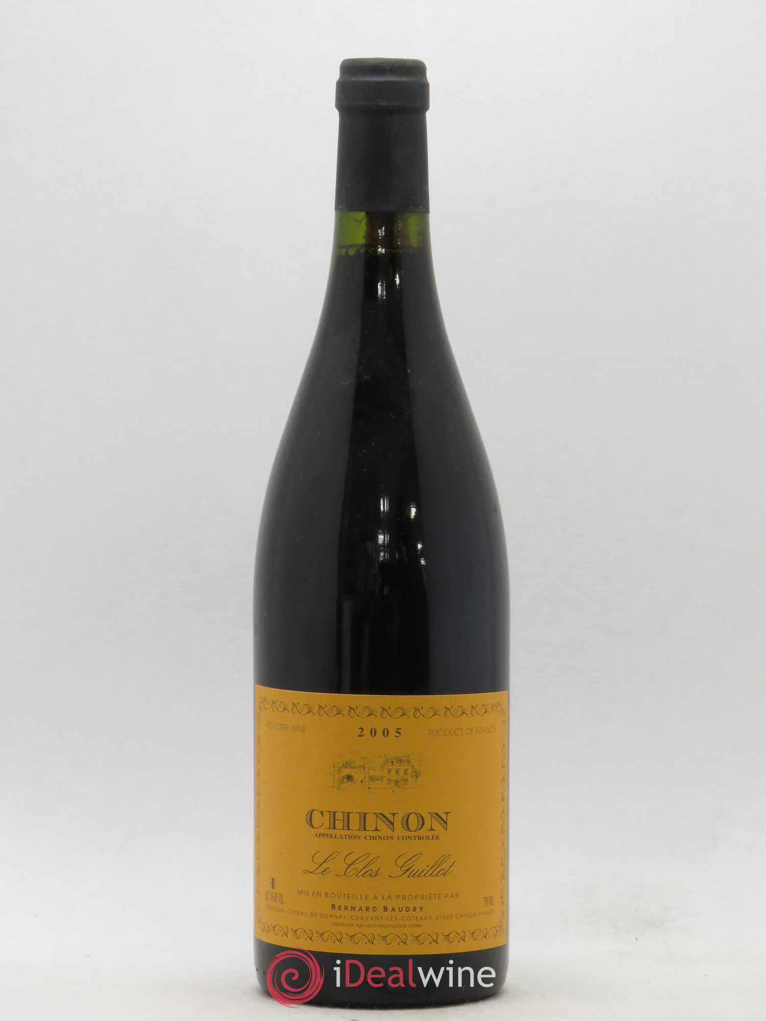Chinon Le Clos Guillot Bernard Baudry 2005 - Lot de 1 bouteille - 0